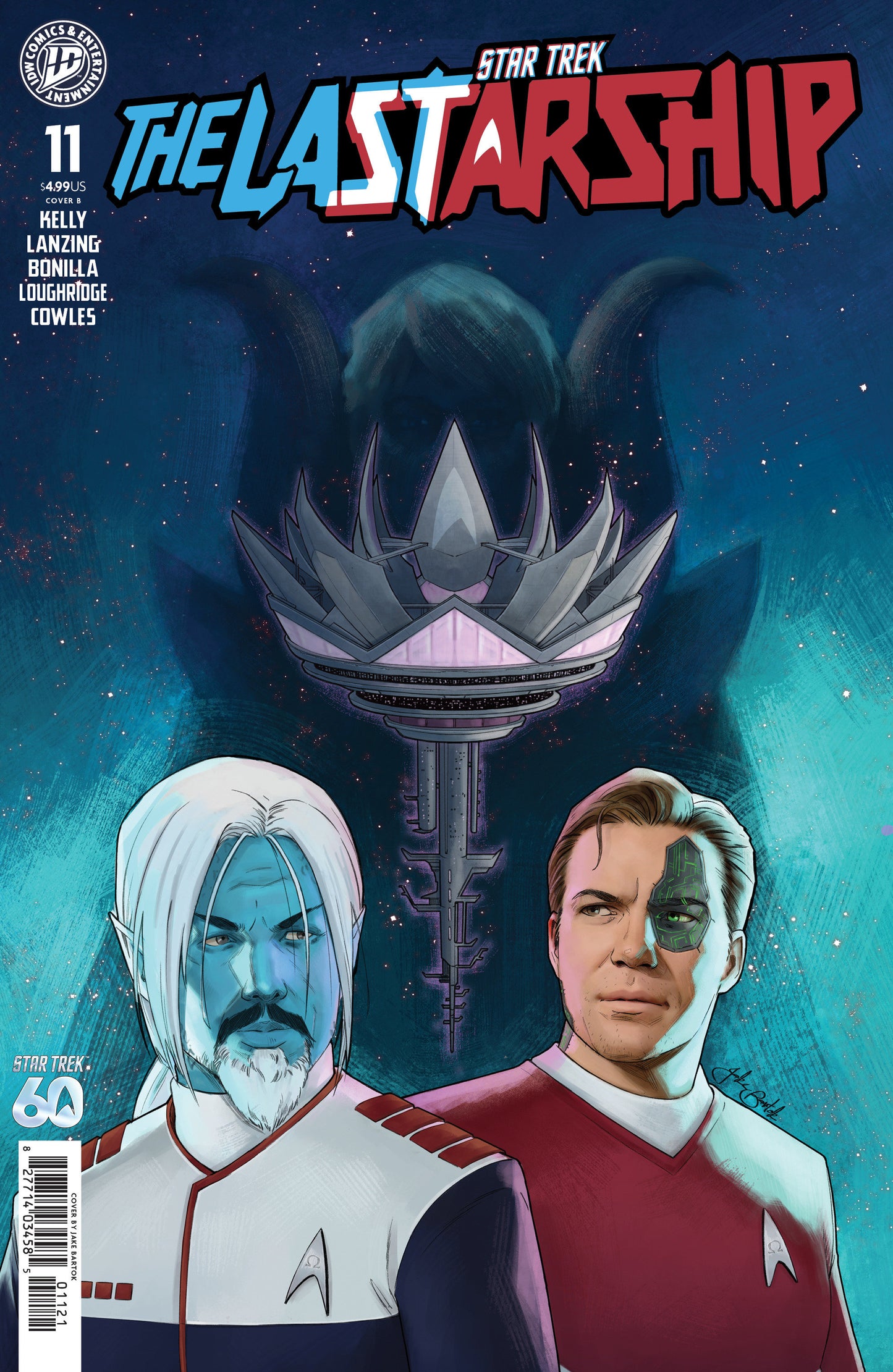 Star Trek: The Last Starship #11 Variant B (Bartok) ISBN: 82771403458501121 - FOC DATE: 8/9/26  - Release Date: 9/16/26