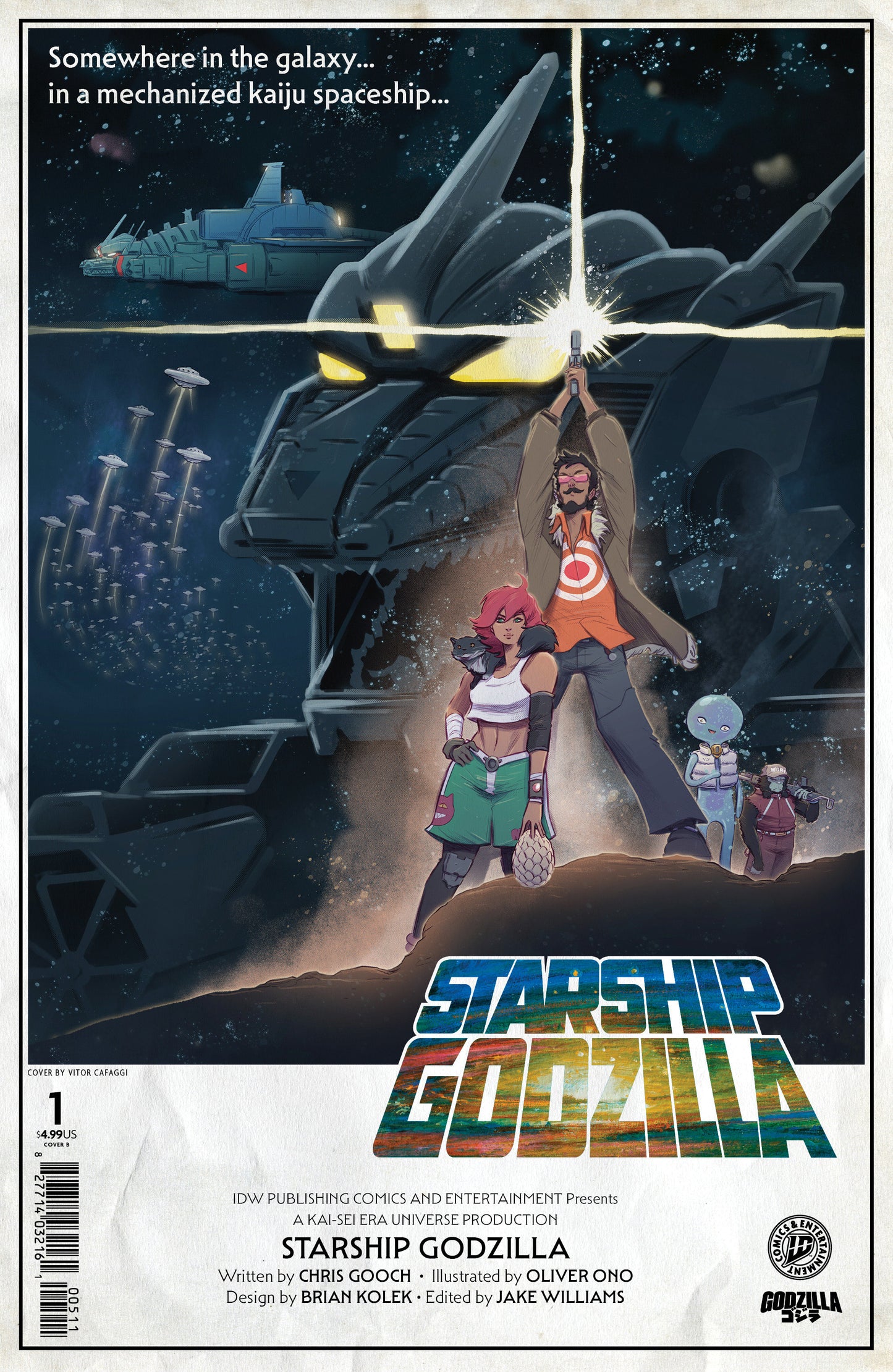 Starship Godzilla [Kai-Sei Era] #1 Variant C (Cafaggi) - 10/1/25 - Release Date:  10/1/25