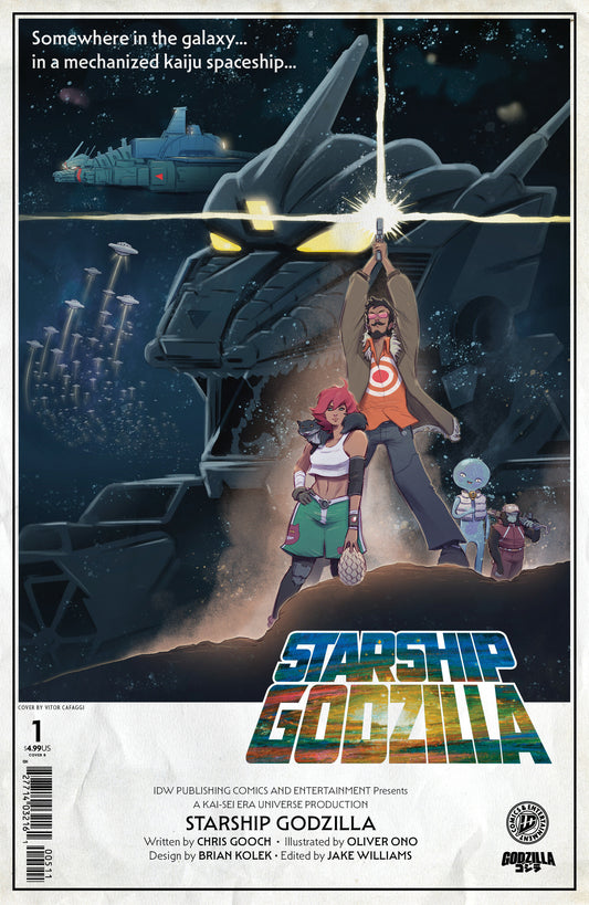 Starship Godzilla [Kai-Sei Era] #1 Variant C (Cafaggi) - 10/1/25 - Release Date:  10/1/25