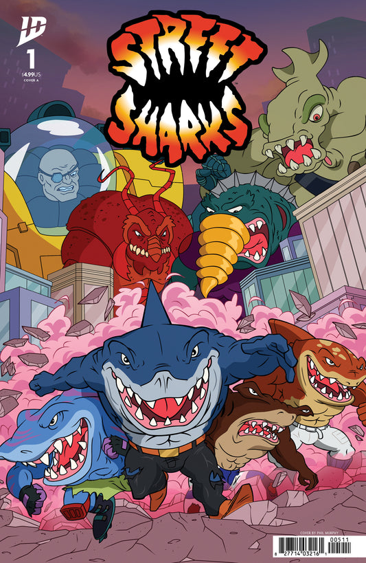 Street Sharks #1 Cover A (Murphy) - 9/17/25 - Release Date:  9/17/25