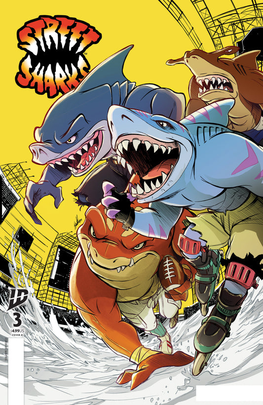 Street Sharks #3 Variant B (Santtos) ISBN: 82771403460800321 - Release Date: 12/10/25