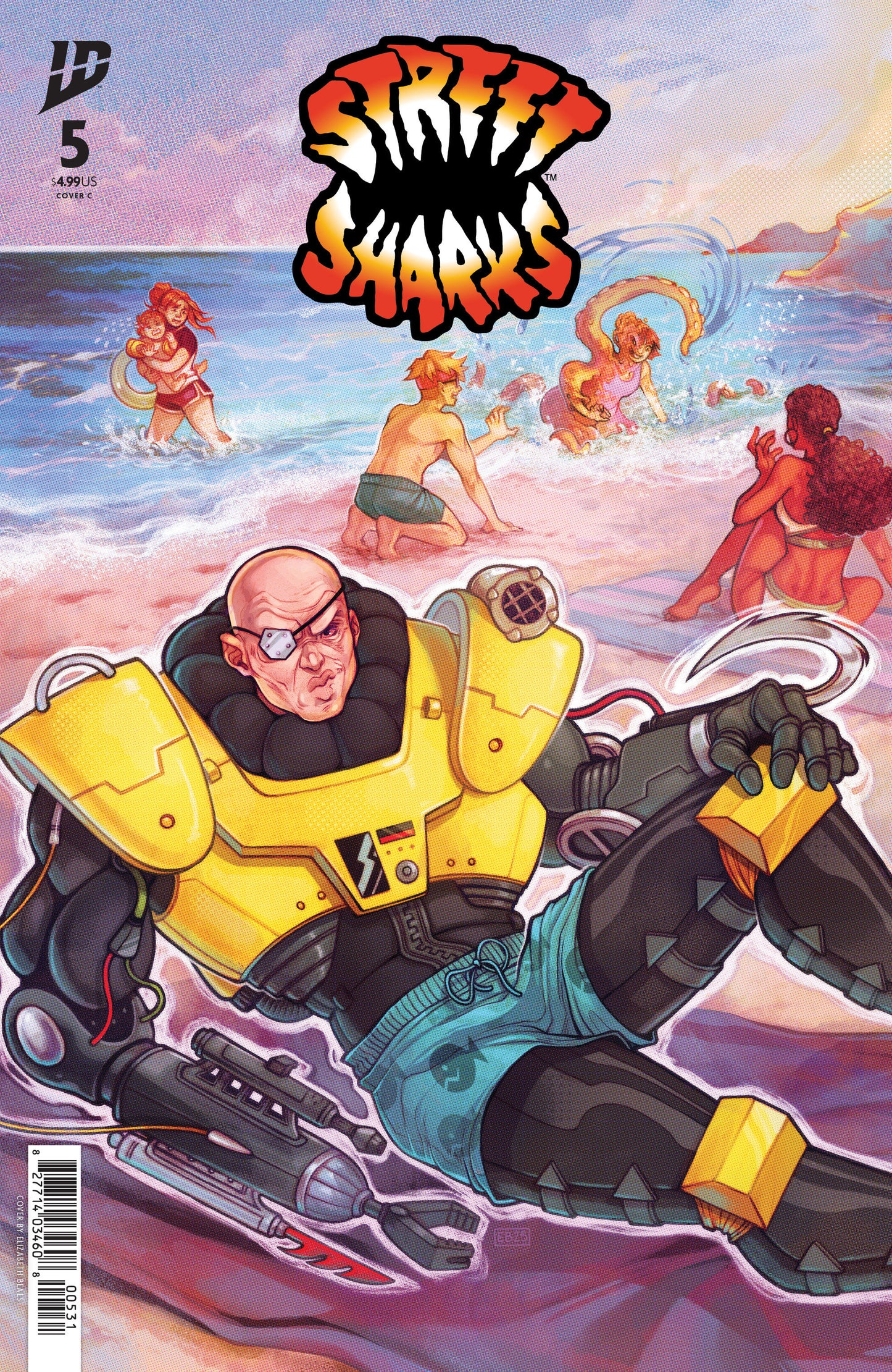 Street Sharks #5 Variant C (Beals) ISBN: 82771403460800531 - Release Date: 2/18/26