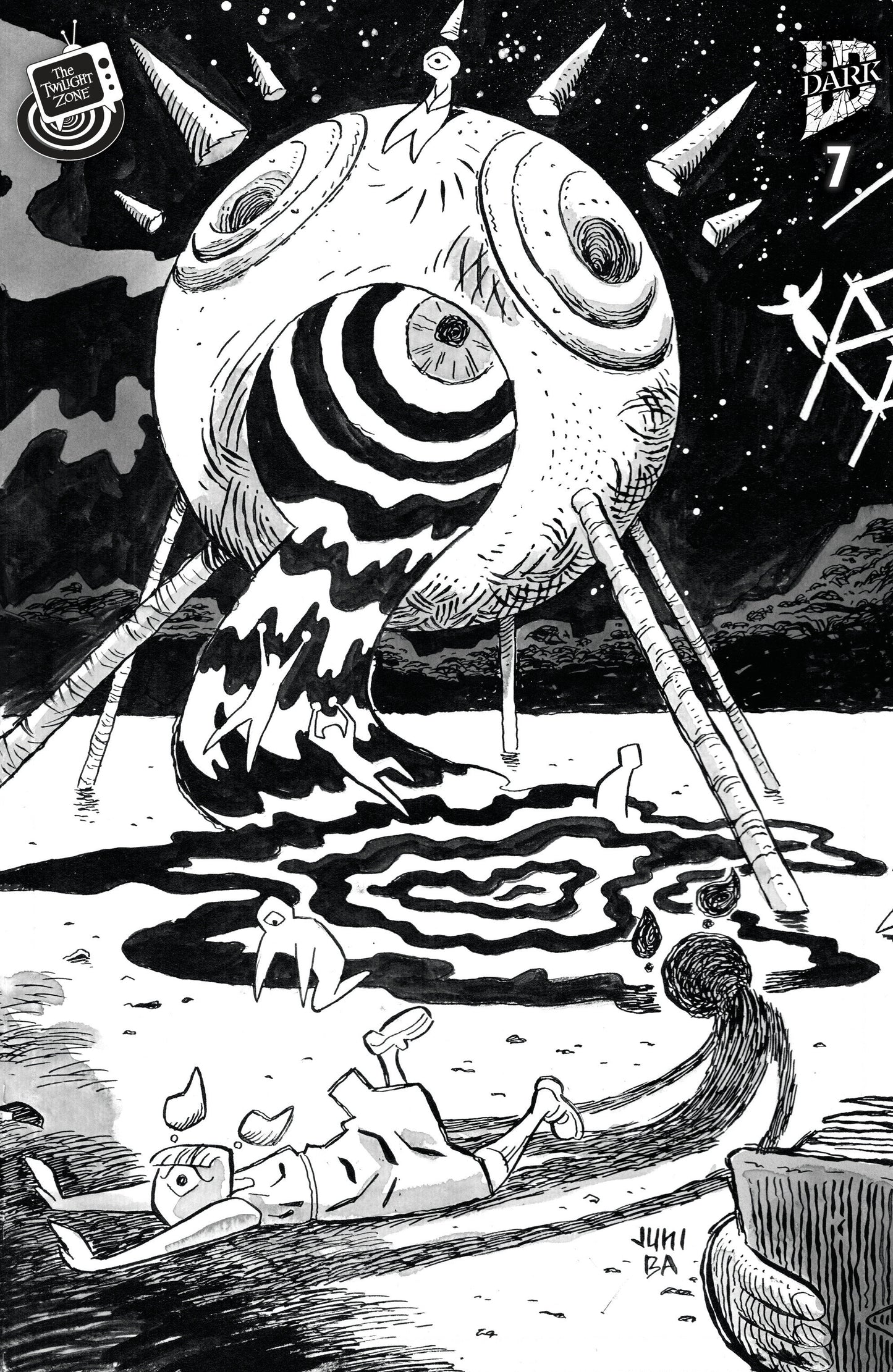 The Twilight Zone #7 Variant B (Ba Connecting Cover) ISBN: 82771403461500721 - FOC DATE: 4/26/26  - Release Date: 6/3/26