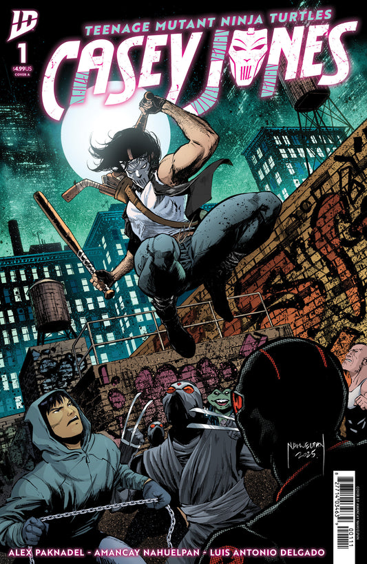 Teenage Mutant Ninja Turtles: Casey Jones #1 Cover A (Nahuelpan) - 9/17/25 - Release Date:  9/17/25