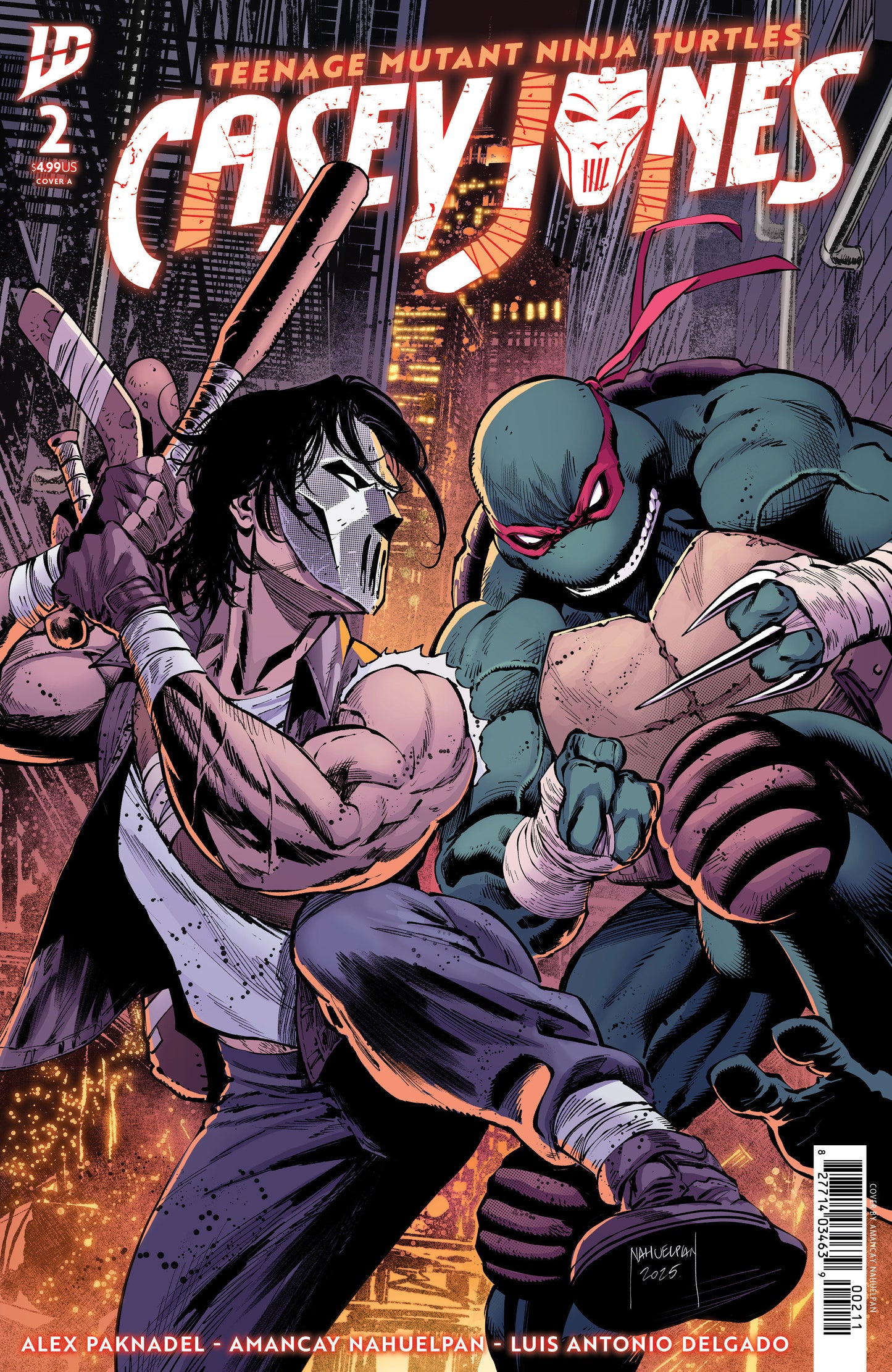 Teenage Mutant Ninja Turtles: Casey Jones #2 Cover A (Nahuelpan) ISBN: 82771403463900211 - Release Date: 11/19/25