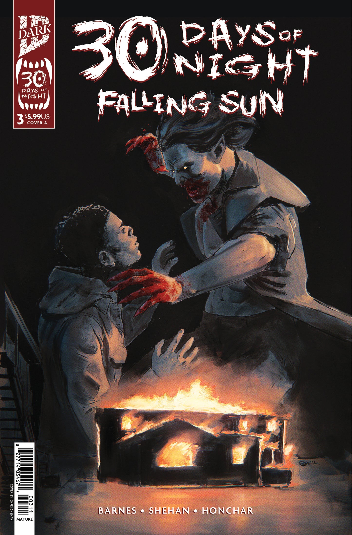 30 Days of Night: Falling Sun #3 Cover A (Shehan) ISBN: 82771403467700311 - Release Date: 2/25/26