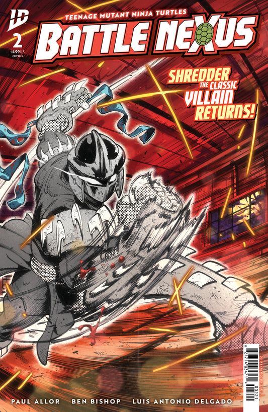 Teenage Mutant Ninja Turtles: Battle Nexus #2 Variant B (Ortiz) ISBN: 82771403471400221 - Release Date: 1/7/26