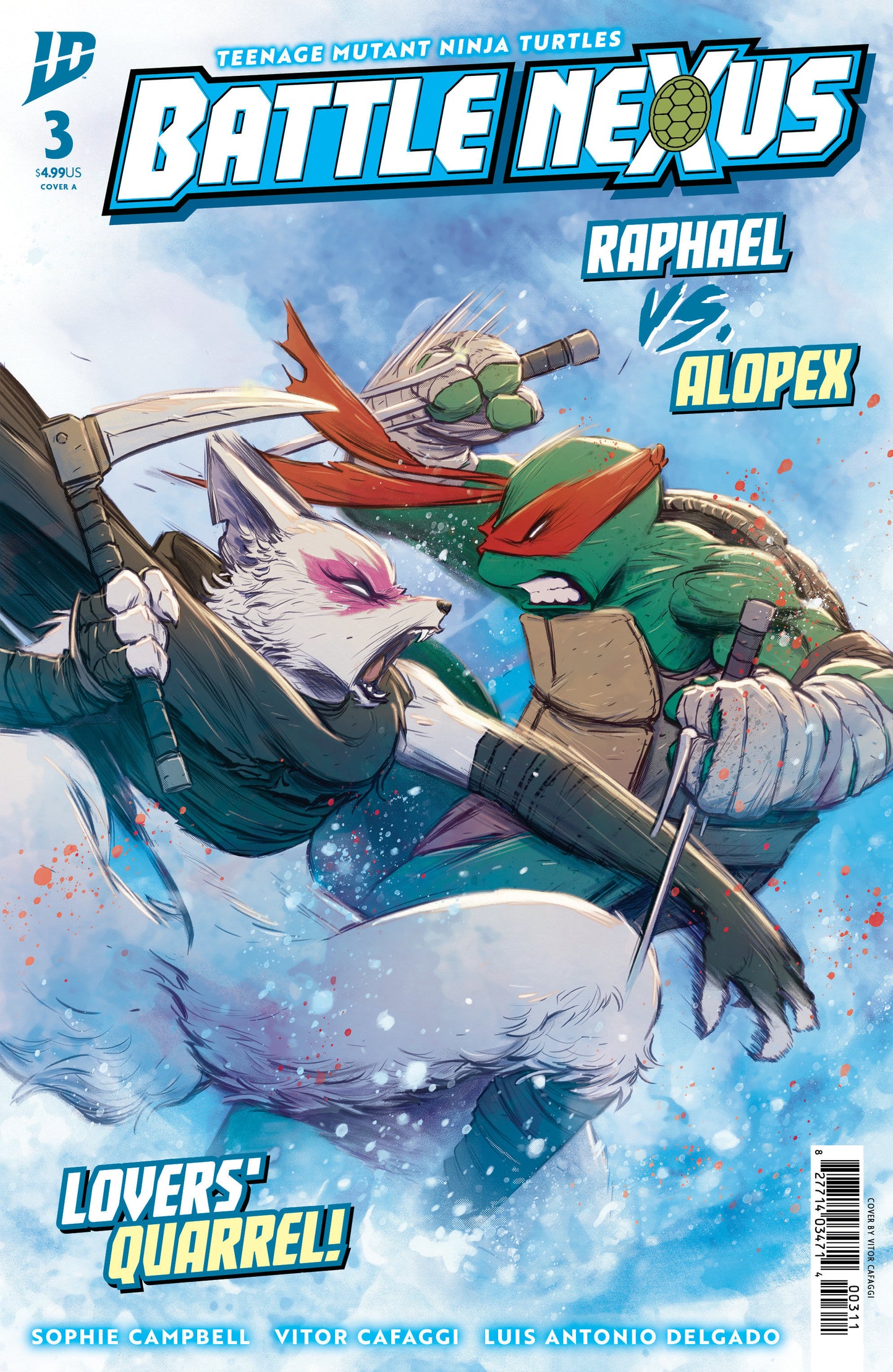 Teenage Mutant Ninja Turtles: Battle Nexus #3 Cover A (Cafaggi) ISBN: 82771403471400311 - Release Date: 1/21/26