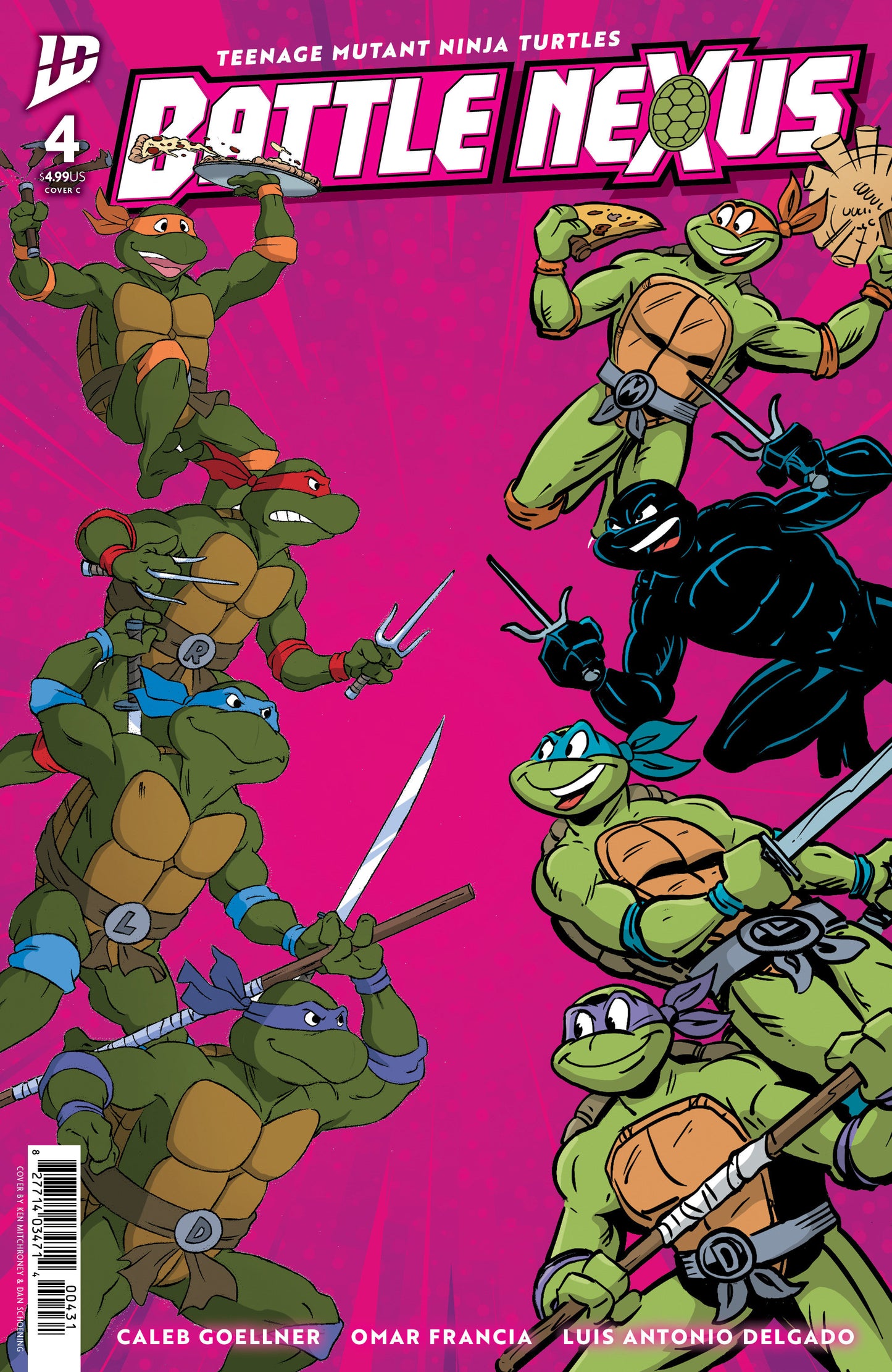 Teenage Mutant Ninja Turtles: Battle Nexus #4 Variant C (Mitchroney & Schoening) ISBN: 82771403471400431 - Release Date: 2/4/26