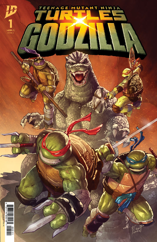 Teenage Mutant Ninja Turtles x Godzilla #1 Cover A (Pe) ISBN: 82771403482000111 - Release Date: 11/12/25