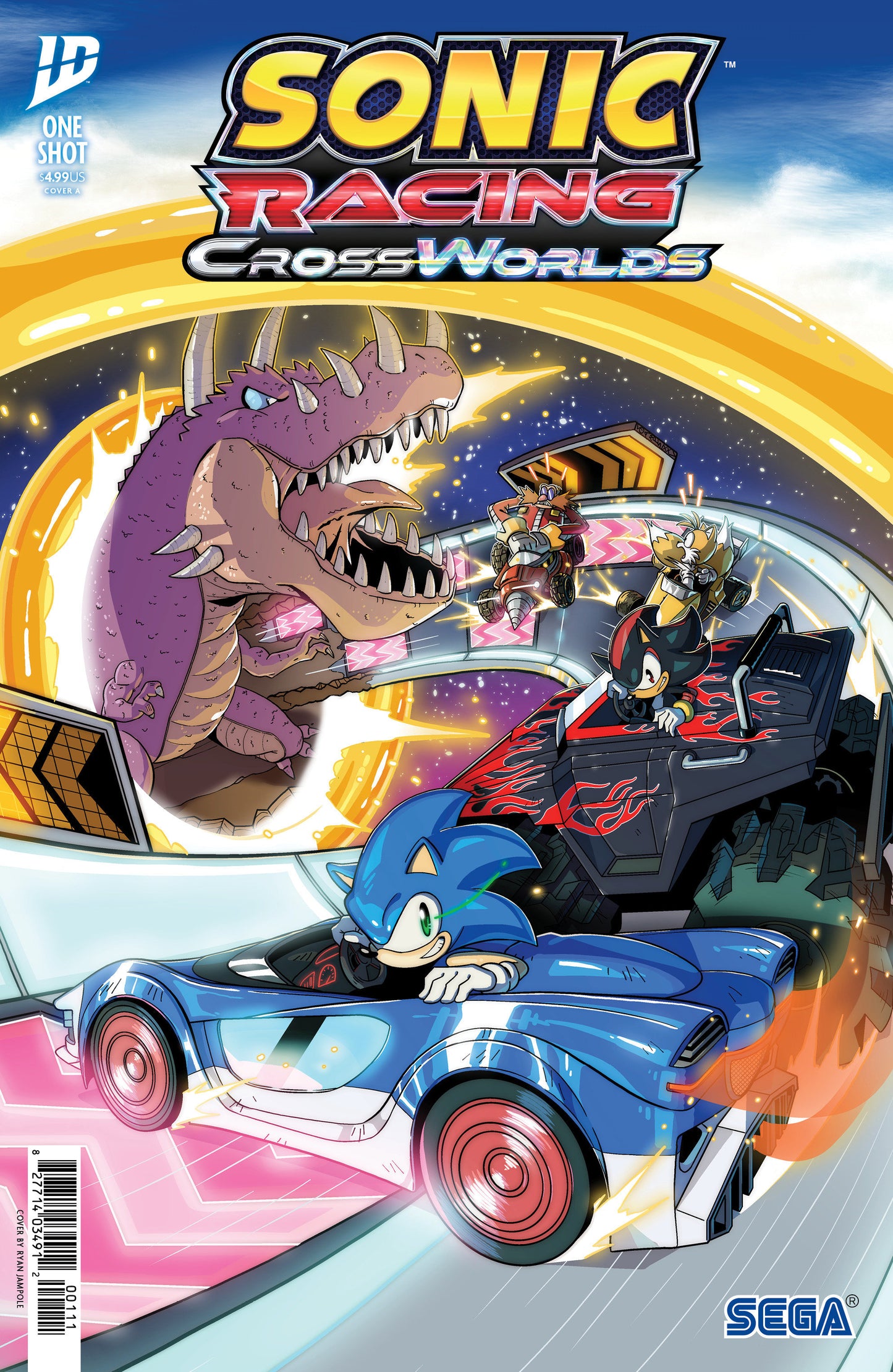 Sonic the Hedgehog: Sonic Racing CrossWorlds Cover A (Jampole) ISBN: 82771403491200111 - Release Date: 2/11/26
