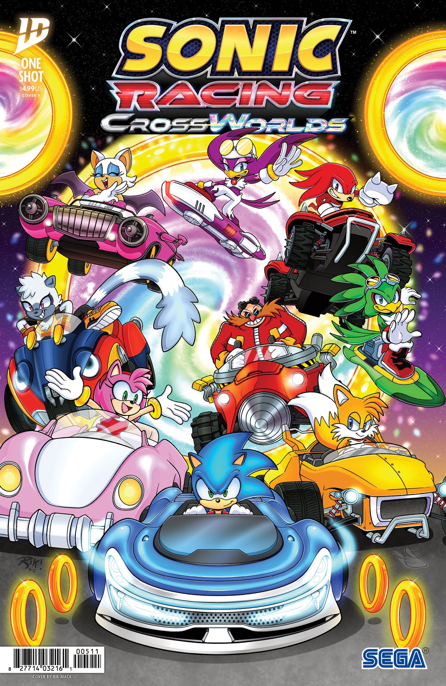 Sonic the Hedgehog: Sonic Racing CrossWorlds Variant B (Mack) ISBN: 82771403491200121 - Release Date: 2/11/26