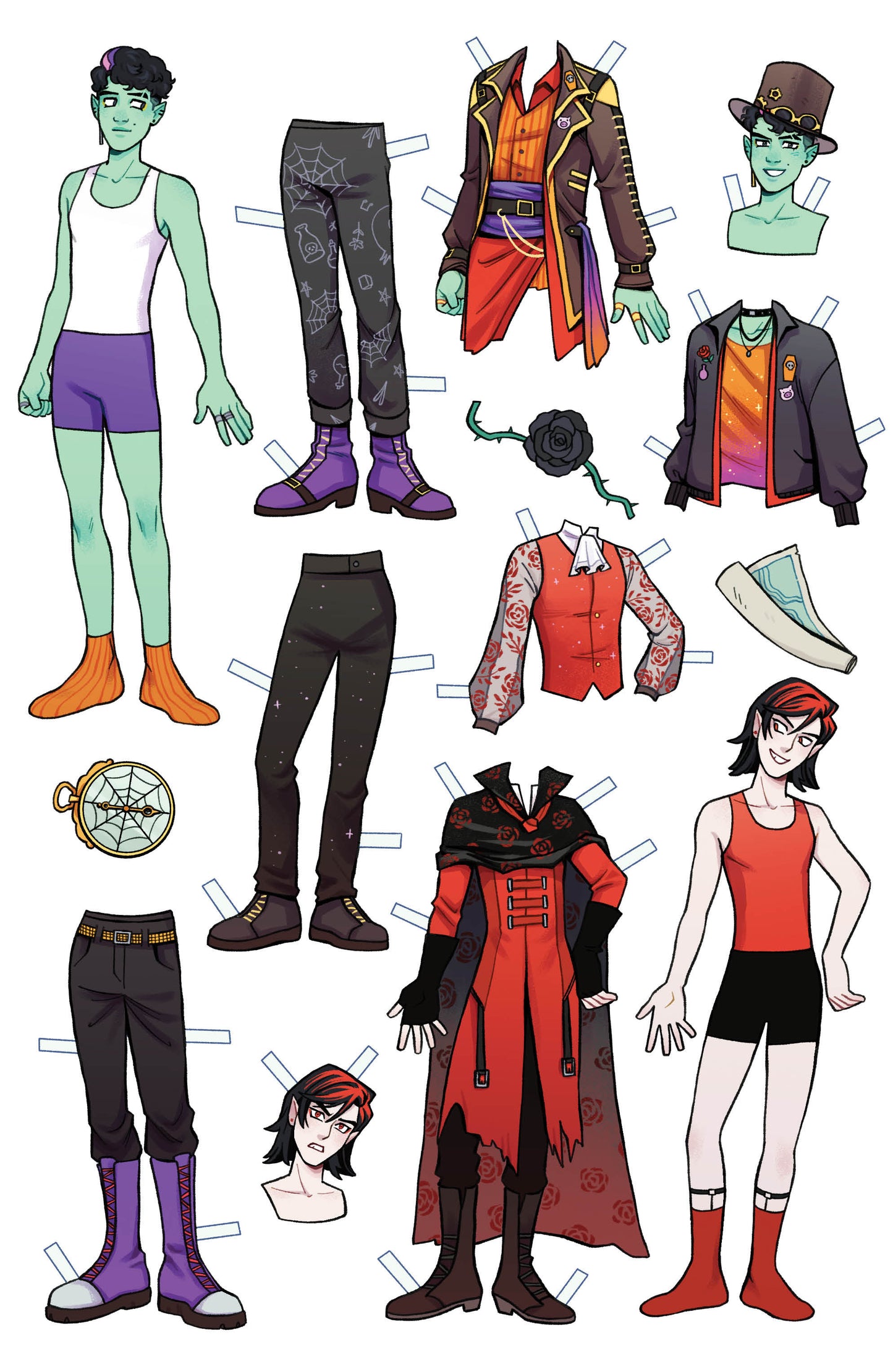 Monster High: Boomuda Triangle #1 Variant C (McCurdy Paper Doll Variant) ISBN: 82771403498100131 - Release Date: 1/28/26