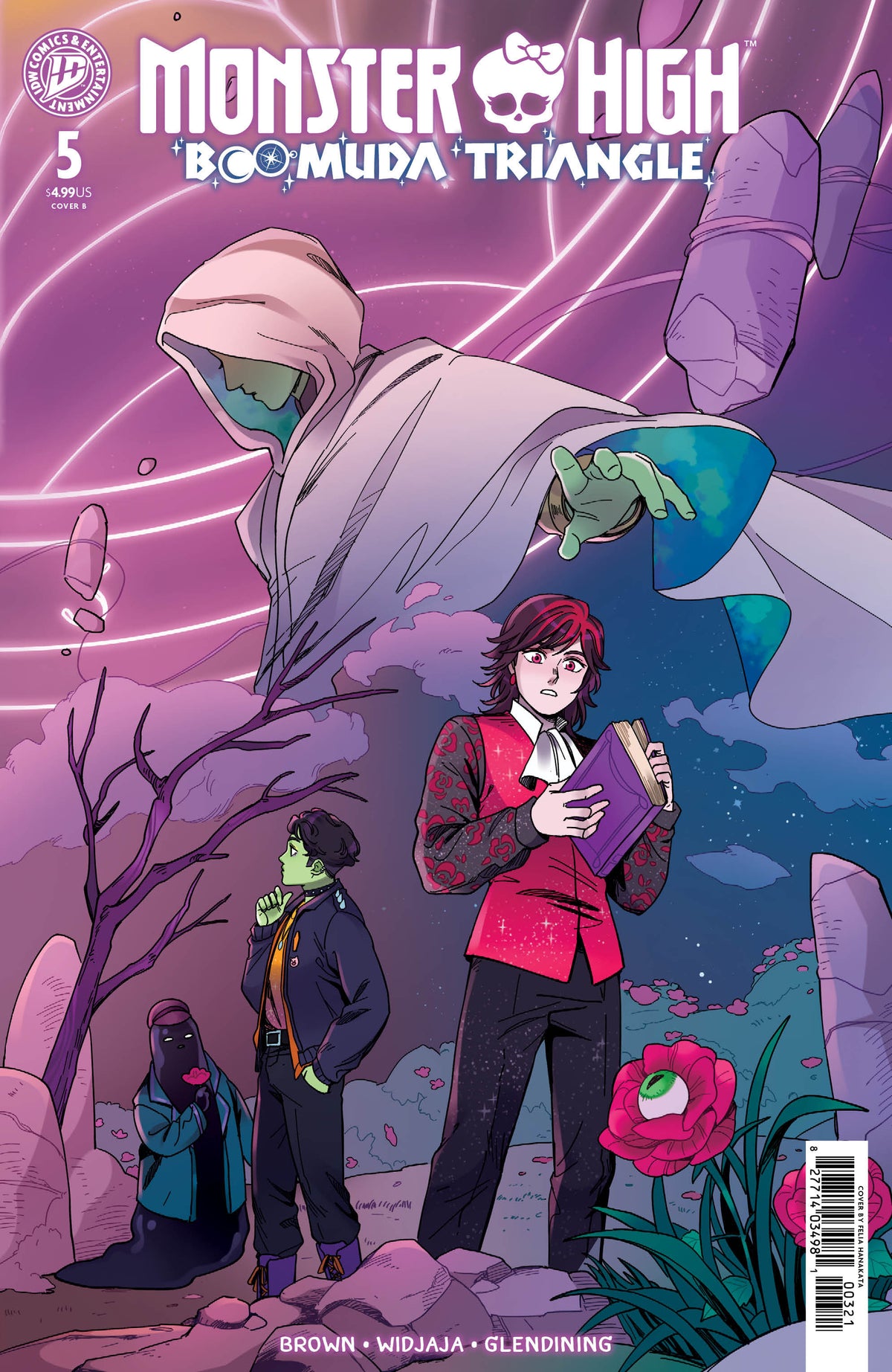Monster High: Boomuda Triangle #5 Variant B (Hanakata Connecting Variant) ISBN: 82771403498100521 - FOC DATE: 5/10/26  - Release Date: 6/17/26