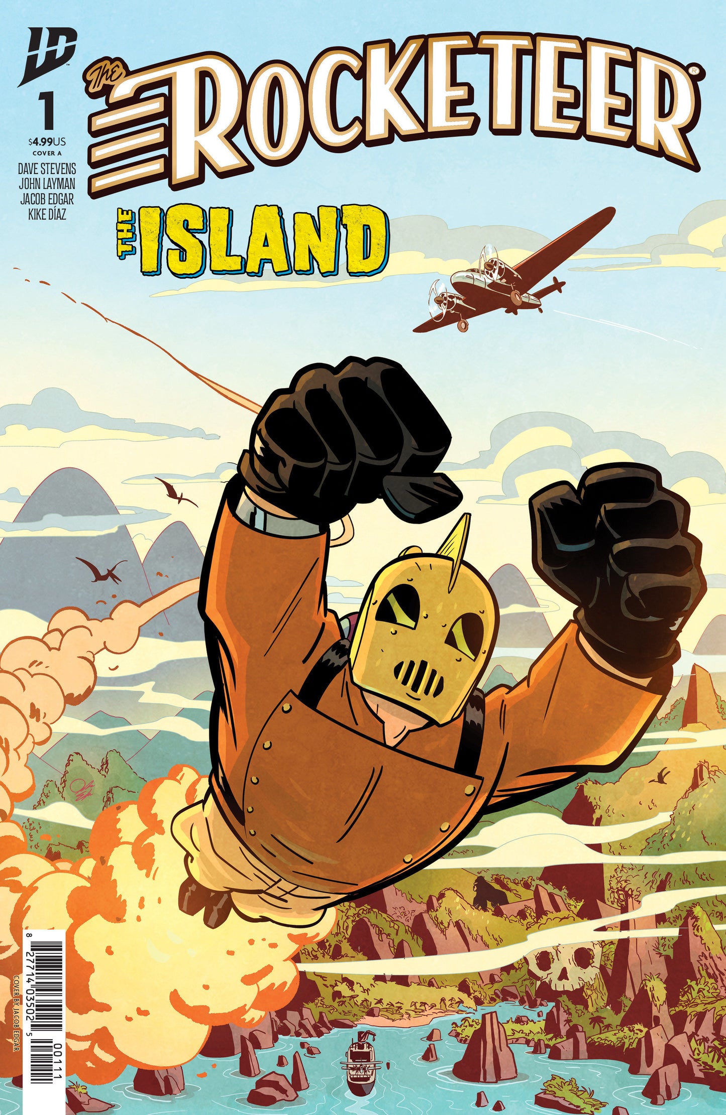 The Rocketeer: The Island #1 Cover A (Edgar) ISBN: 82771403502500111 - Release Date: 2/25/26