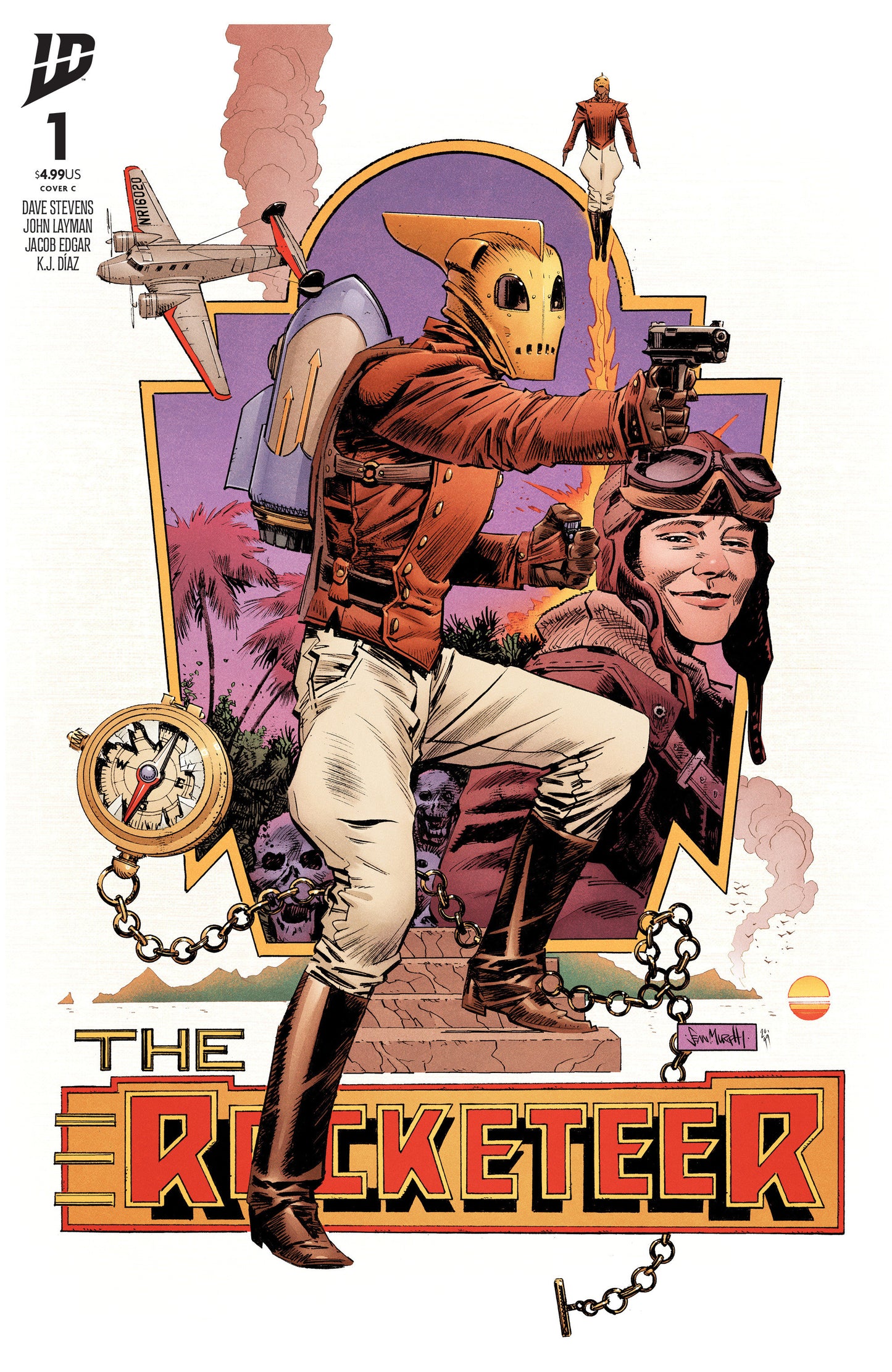 The Rocketeer: The Island #1 Variant C (Murphy) ISBN: 82771403502500131 - Release Date: 2/25/26