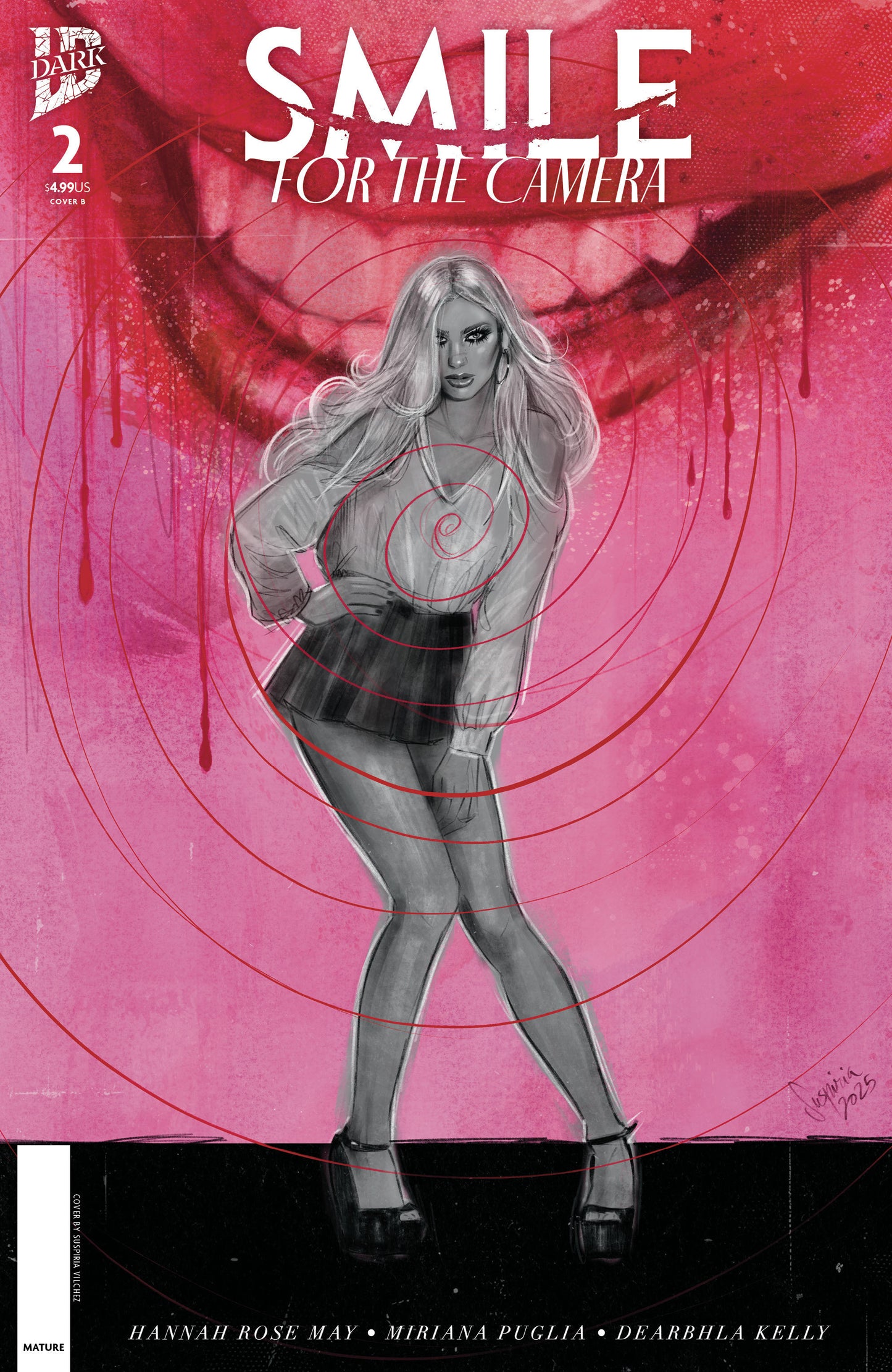 Smile: For the Camera #2 Variant B (Vilchez) ISBN: 82771403503200221 - FOC DATE: 3/8/26  - Release Date: 4/15/26