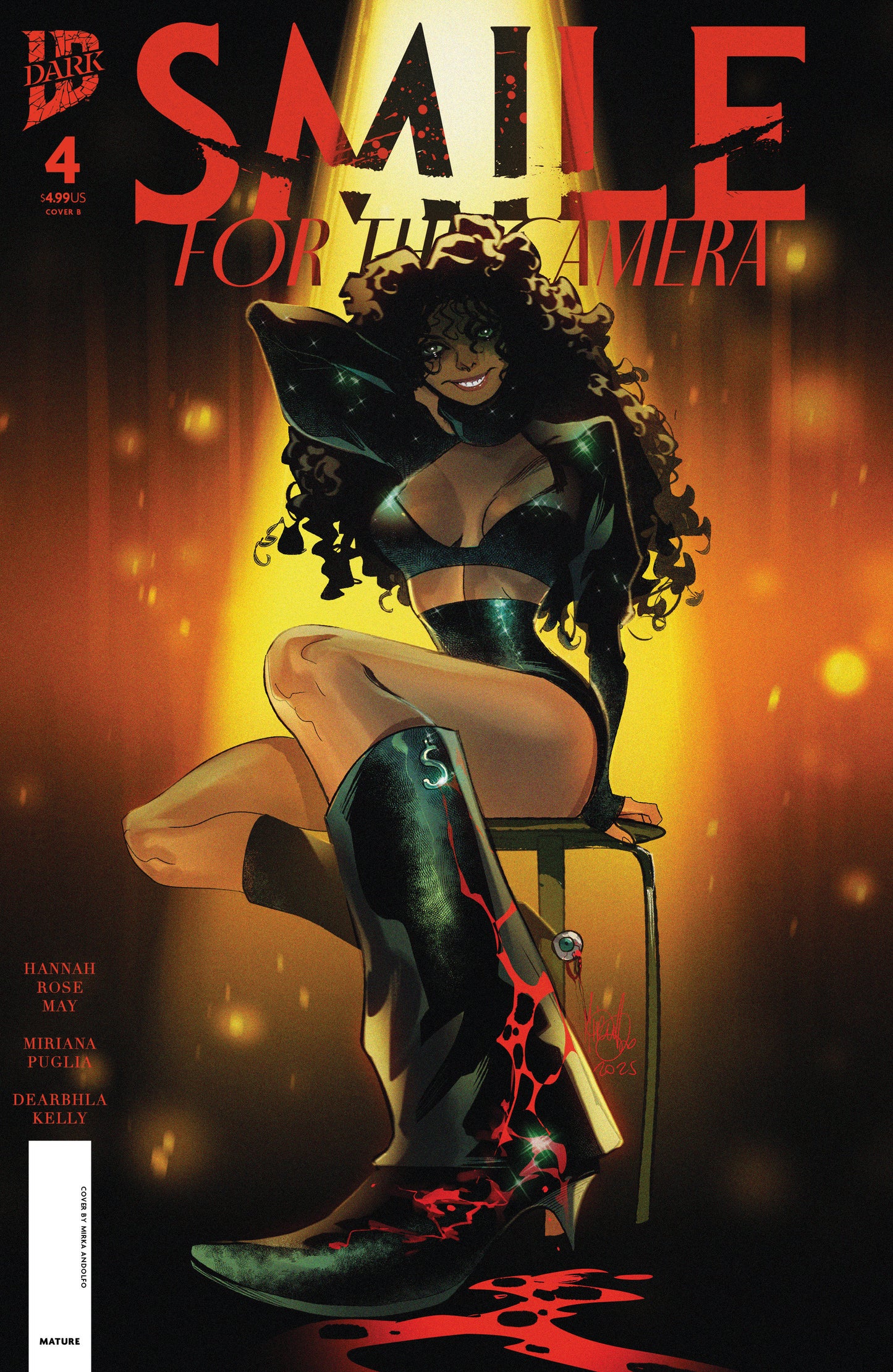 Smile: For the Camera #4 Variant B (Andolfo) ISBN: 82771403503200421 - FOC DATE: 5/10/26  - Release Date: 6/17/26