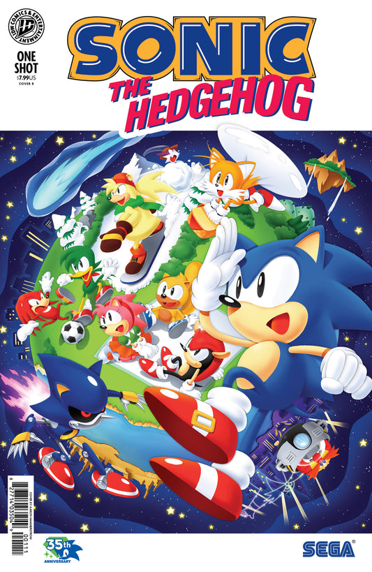 Sonic the Hedgehog: 35th Anniversary Special Variant B (Hammerstrom) ISBN: 82771403504900121 - FOC DATE: 5/31/26  - Release Date: 7/8/26