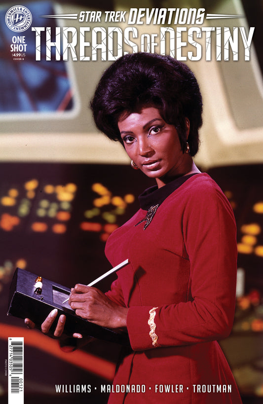 Star Trek: Deviations--Threads of Destiny Variant B (Photo Variant) ISBN: 82771403505600121 - Release Date: 2/25/26