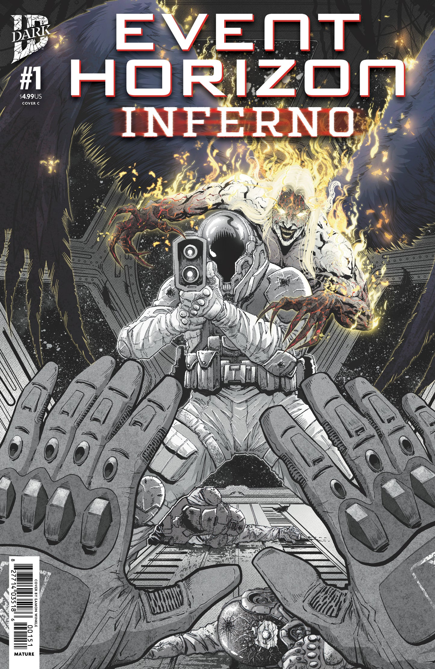 Event Horizon: Inferno #1 Variant C (Winkle) ISBN: 82771403518600151 - FOC DATE: 3/15/26  - Release Date: 4/22/26