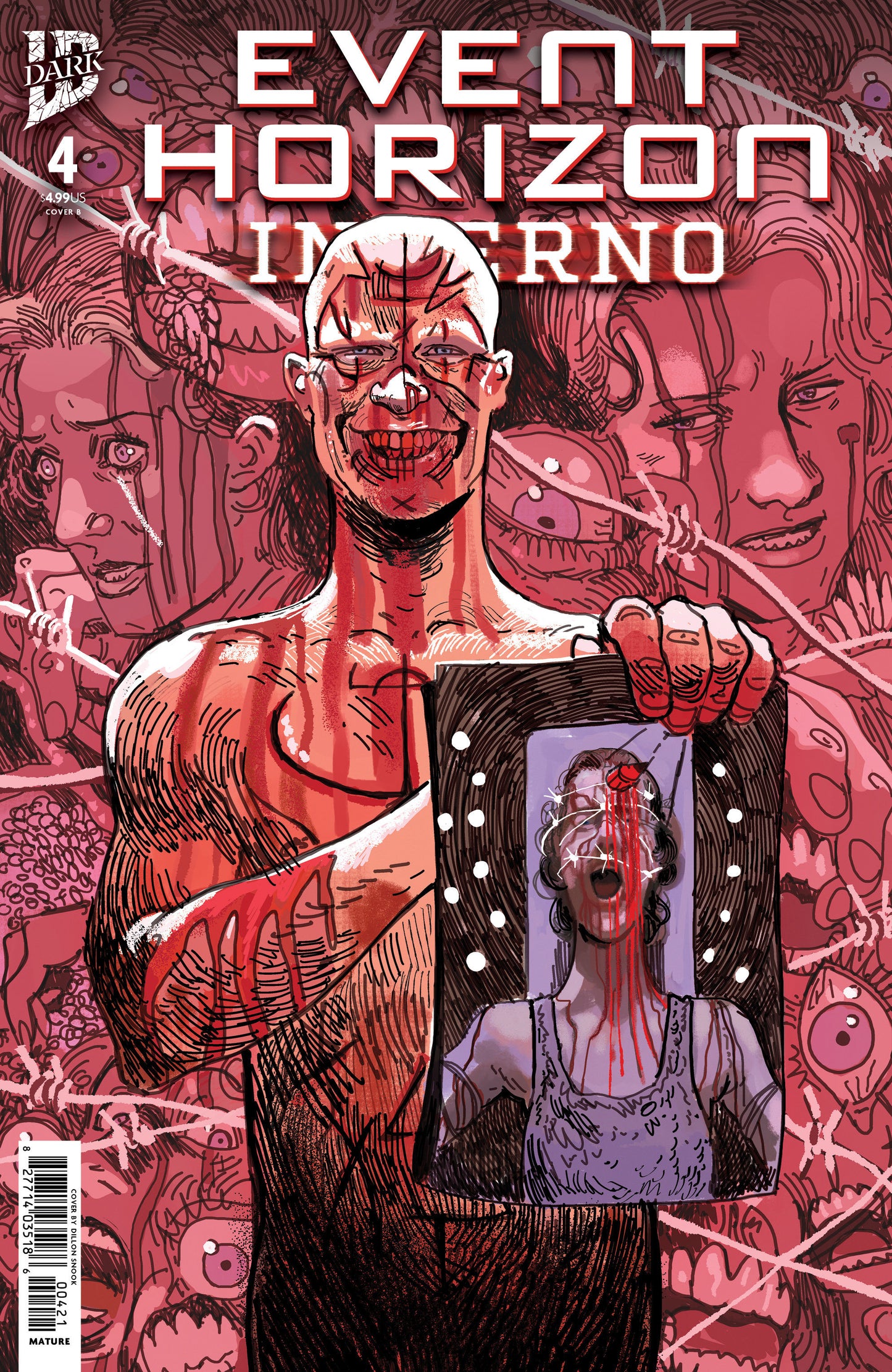 Event Horizon: Inferno #4 Variant B (Snook) ISBN: 82771403518600421 - FOC DATE: 6/28/26  - Release Date: 8/5/26
