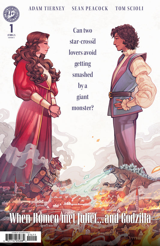 Godzillas Monsterpiece Theatre Presents: Romeo & Juliet & Godzilla Variant C (Beals Movie Homage Cover) ISBN: 82771403519300141 - FOC DATE: 3/2/26  - Release Date: 4/8/26