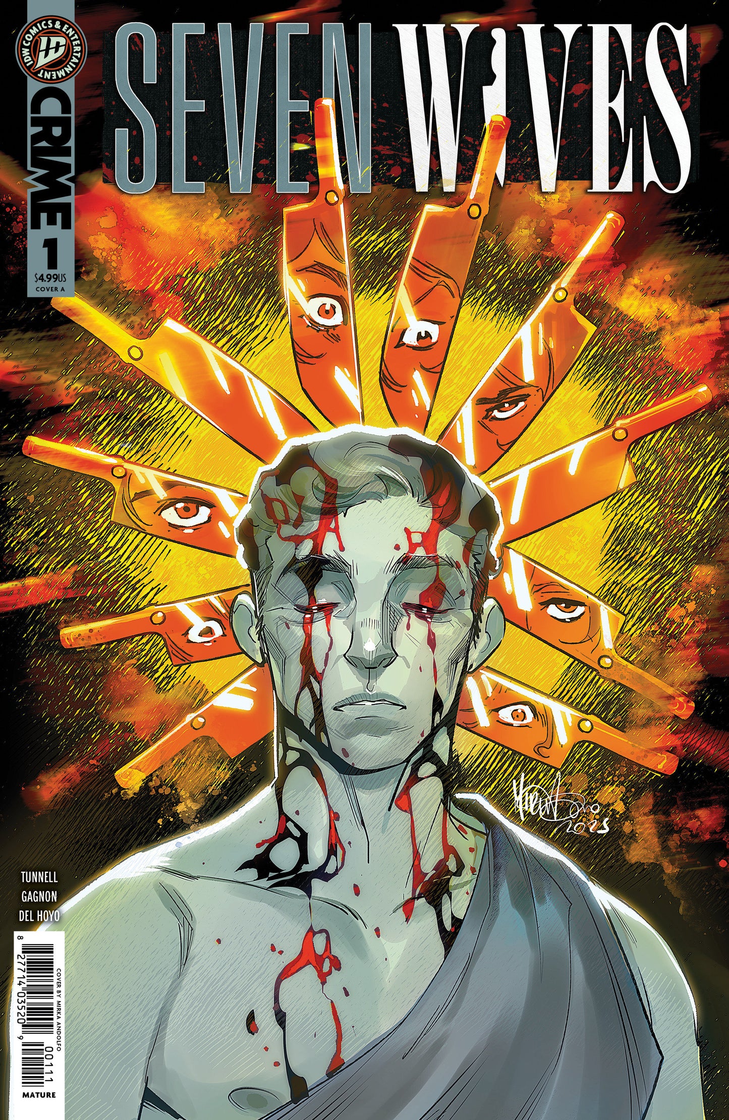 Seven Wives #1 Cover A (Andolfo) ISBN: 82771403520900111 - FOC DATE: 4/12/26  - Release Date: 5/20/26