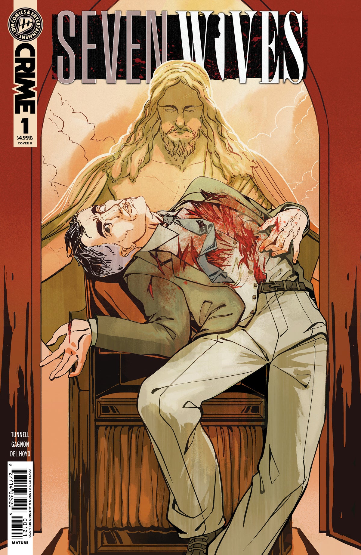 Seven Wives #1 Variant B (Gagnon) ISBN: 82771403520900121 - FOC DATE: 4/12/26  - Release Date: 5/20/26