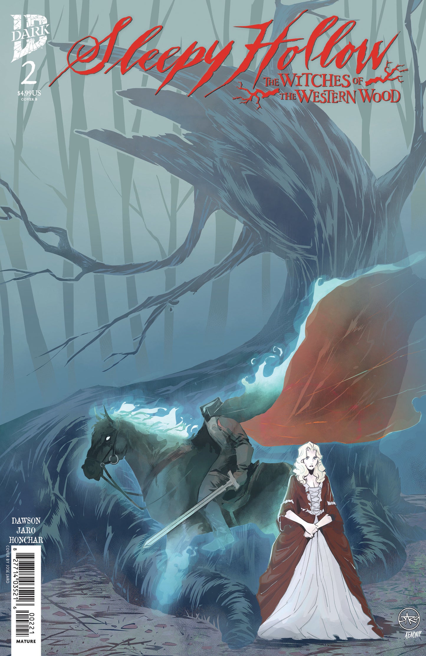 Sleepy Hollow: The Witches of the Western Wood #2 Variant B (Jaro) ISBN: 82771403521600221 - FOC DATE: 5/10/26  - Release Date: 6/17/26