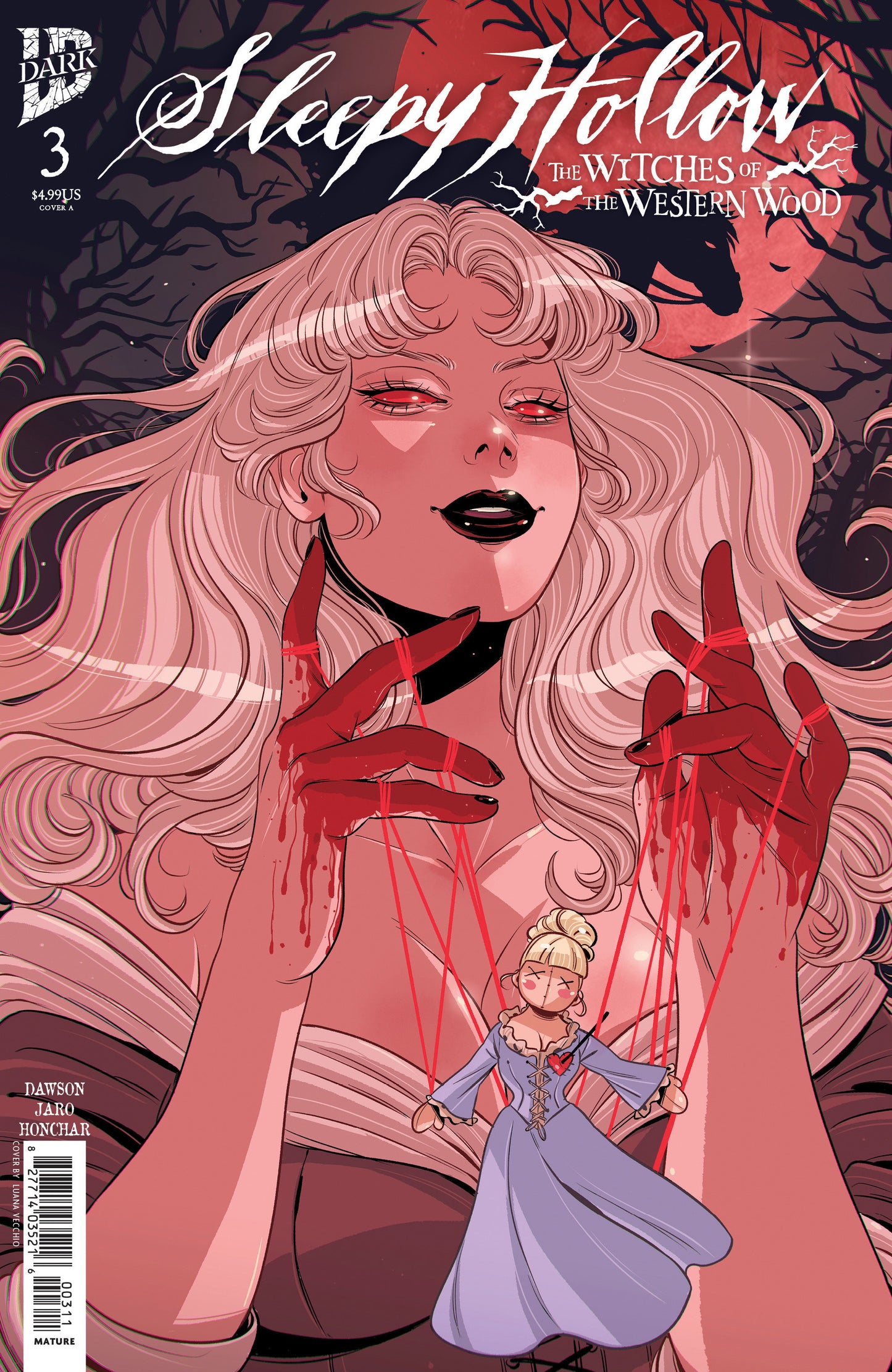 Sleepy Hollow: The Witches of the Western Wood #3 Cover A (Vecchio) ISBN: 82771403521600311 - FOC DATE: 6/7/26  - Release Date: 7/15/26