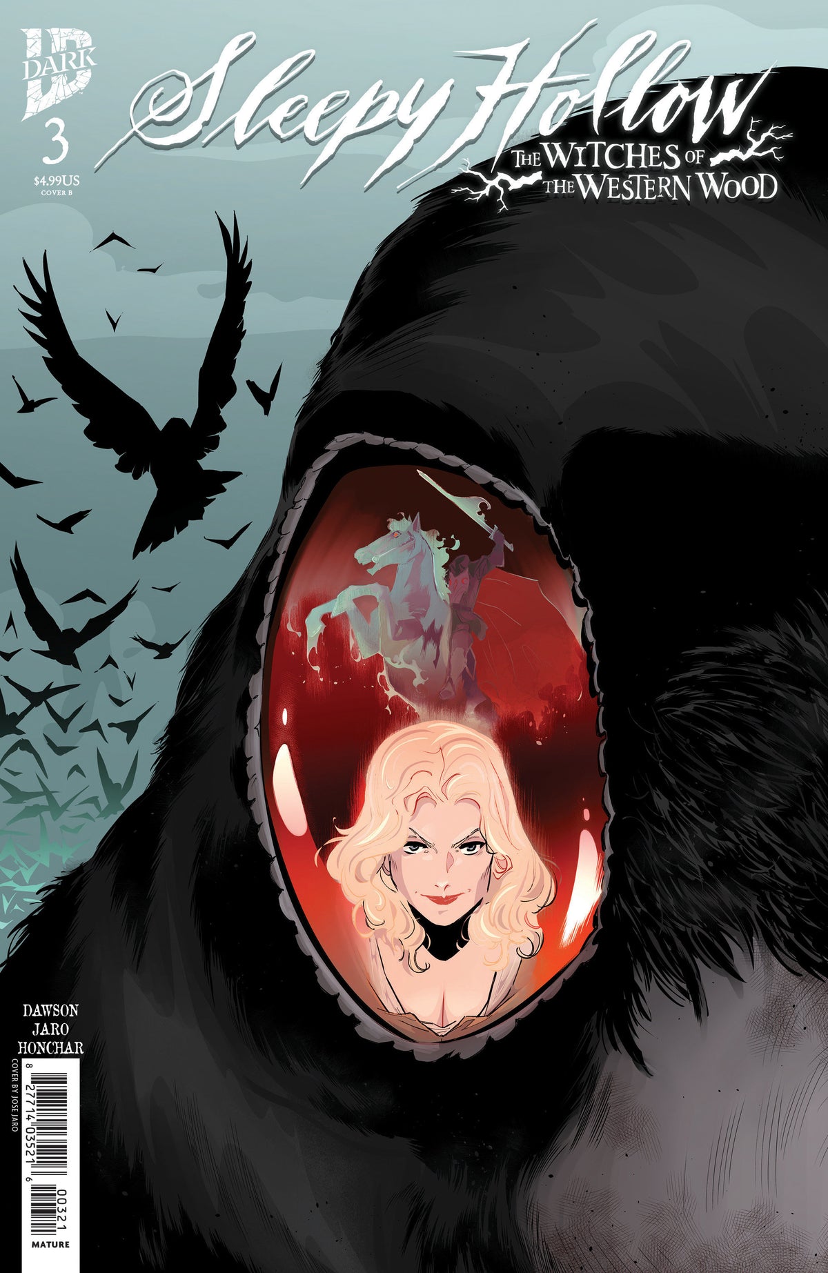 Sleepy Hollow: The Witches of the Western Wood #3 Variant B (Jaro) ISBN: 82771403521600321 - FOC DATE: 6/7/26  - Release Date: 7/15/26