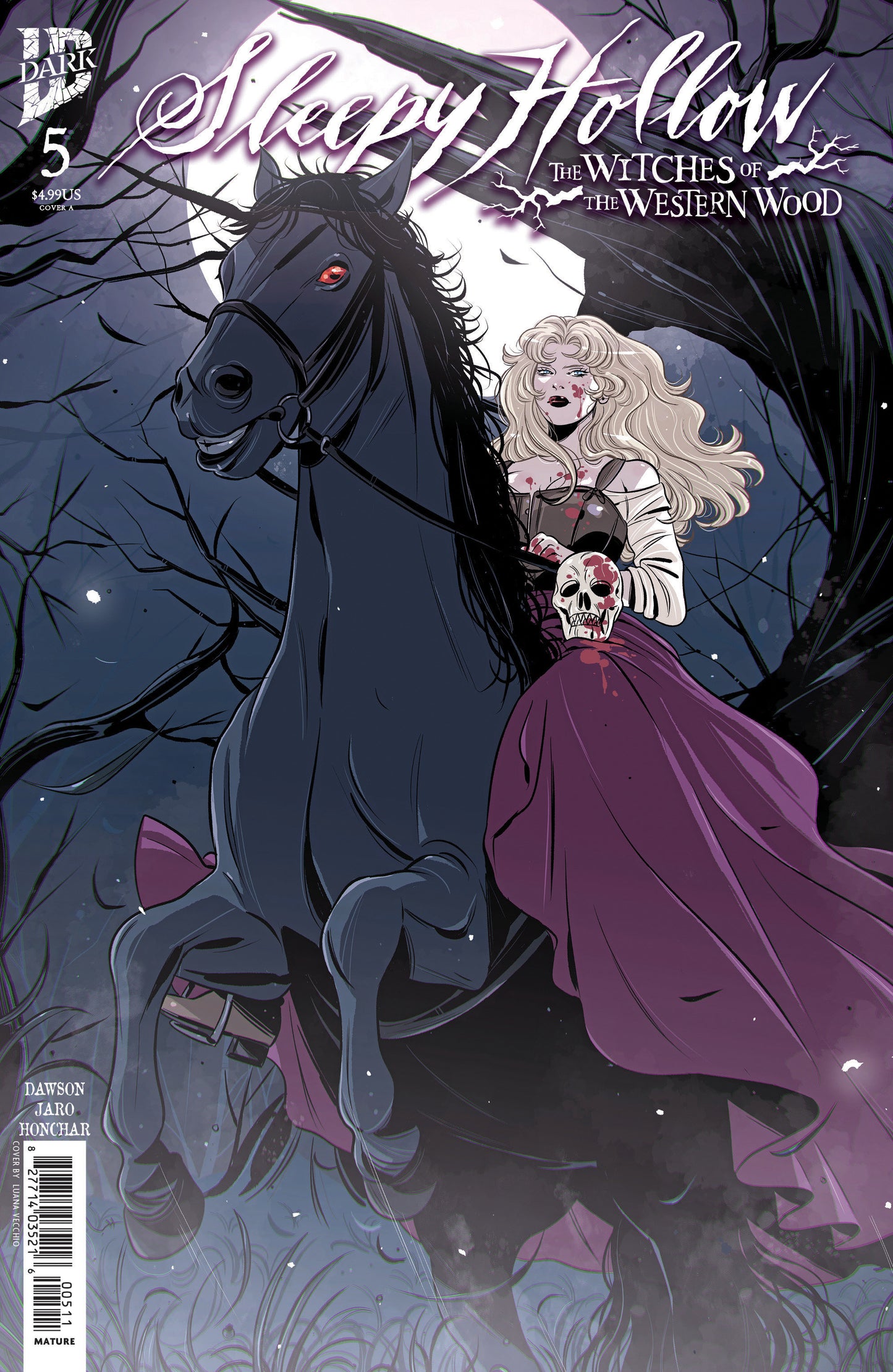 Sleepy Hollow: The Witches of the Western Wood #5 Cover A (Vecchio) ISBN: 82771403521600511 - FOC DATE: 8/9/26  - Release Date: 9/16/26