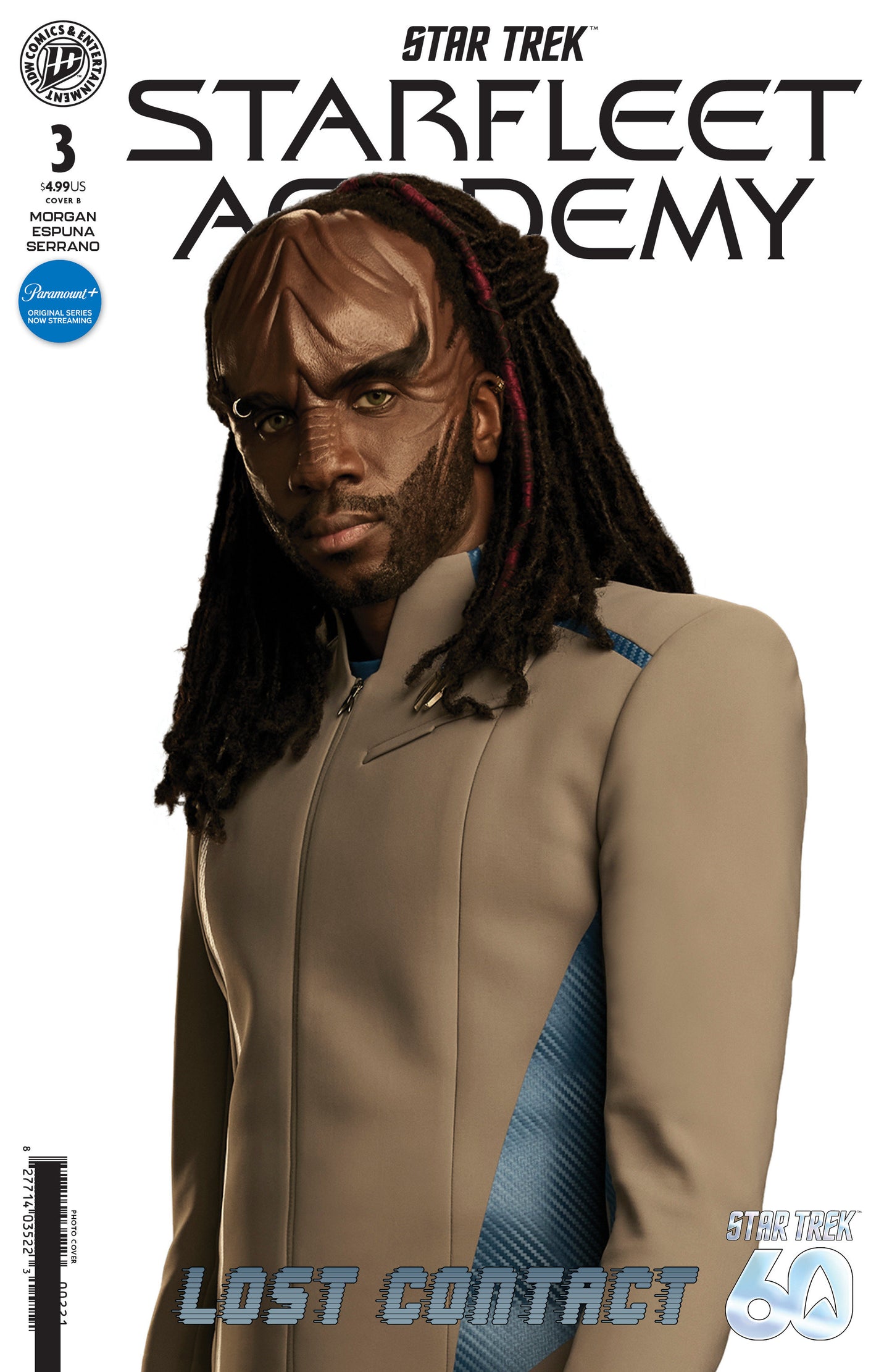 Star Trek: Starfleet Academy--Lost Contact #3 Variant B (Photo Variant) ISBN: 82771403522300321 - FOC DATE: 5/17/26  - Release Date: 6/24/26