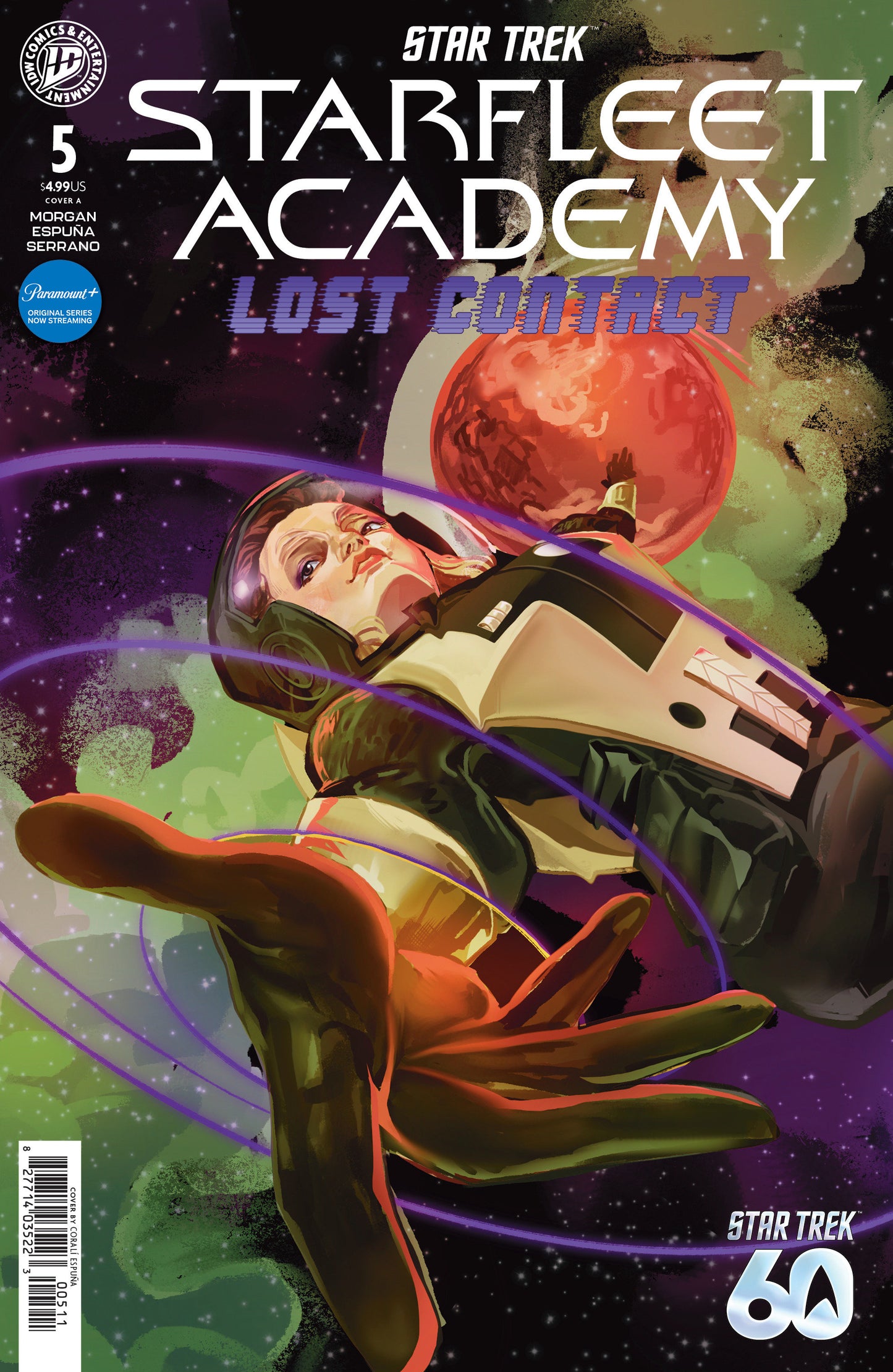 Star Trek: Starfleet Academy--Lost Contact #5 Cover A (Espuna) ISBN: 82771403522300511 - FOC DATE: 7/19/26  - Release Date: 8/26/26