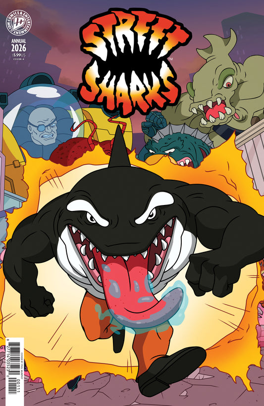 Street Sharks: Annual 2026 Cover A (Murphy) ISBN: 82771403523000111 - FOC DATE: 3/22/26  - Release Date: 4/29/26