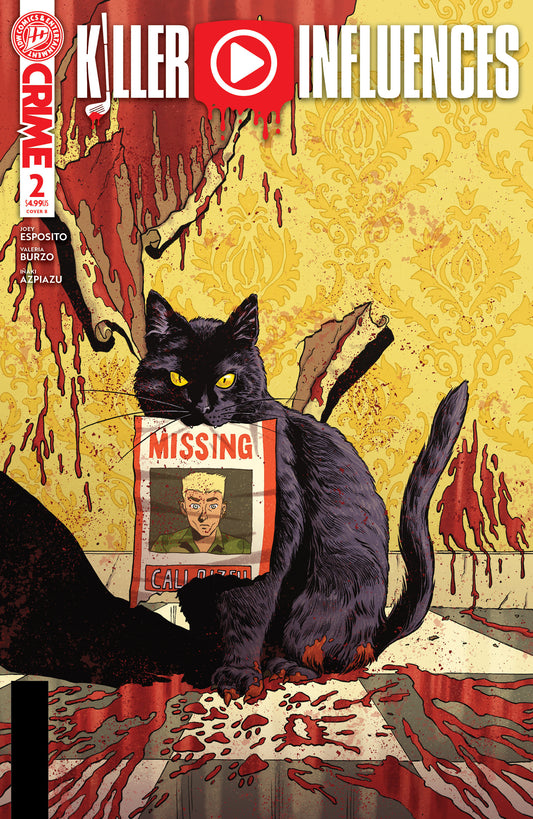 Killer Influences #2 Variant B (Burzo) ISBN: 82771403536000221 - FOC DATE: 7/12/26  - Release Date: 8/19/26