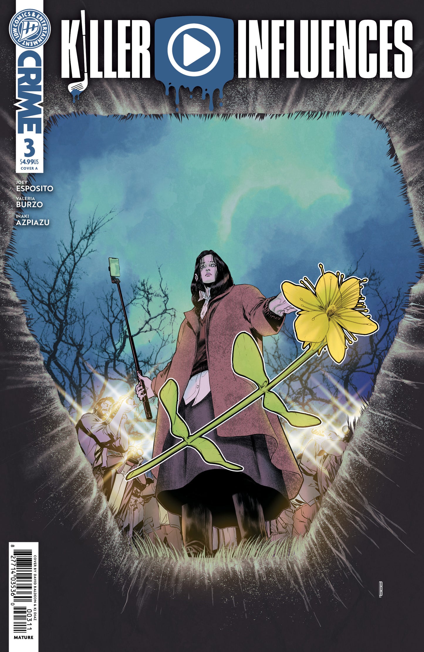 Killer Influences #3 Cover A (Baldeon) ISBN: 82771403536000311 - FOC DATE: 8/9/26  - Release Date: 9/16/26