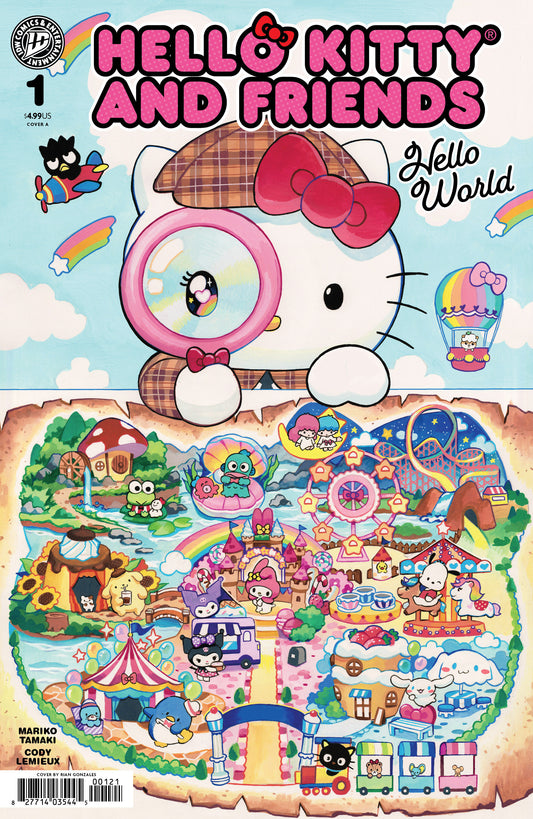 Hello Kitty and Friends: Hello World! #1 Variant B (Gonzales) ISBN: 82771403544500121 - FOC DATE: 6/28/26  - Release Date: 8/12/26