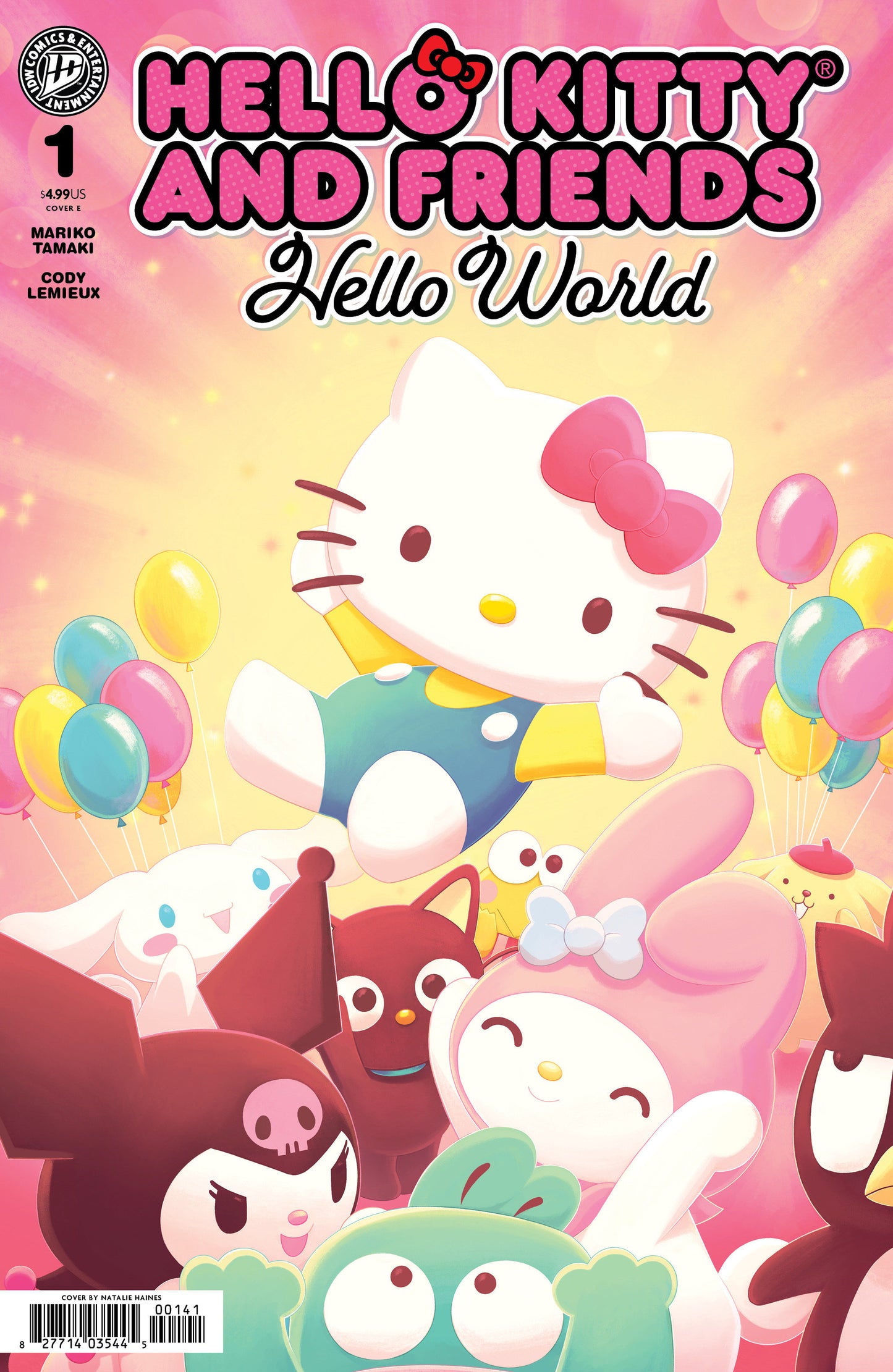 Hello Kitty and Friends: Hello World! #1 Variant E (Haines) ISBN: 82771403544500141 - FOC DATE: 6/28/26  - Release Date: 8/12/26