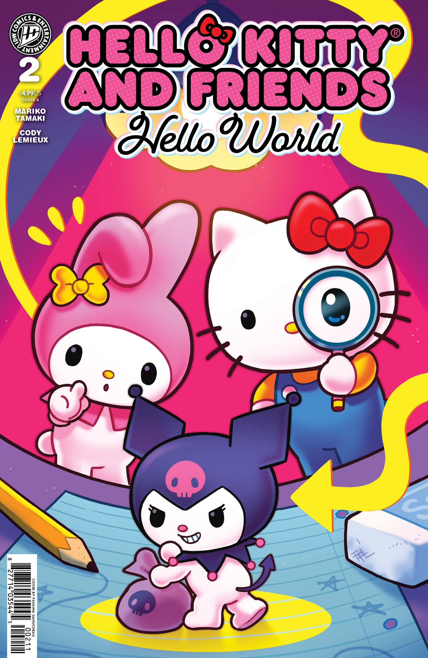 Hello Kitty and Friends: Hello World! #2 Cover A (Ganucheau) ISBN: 82771403544500211 - FOC DATE: 8/23/26  - Release Date: 9/30/26