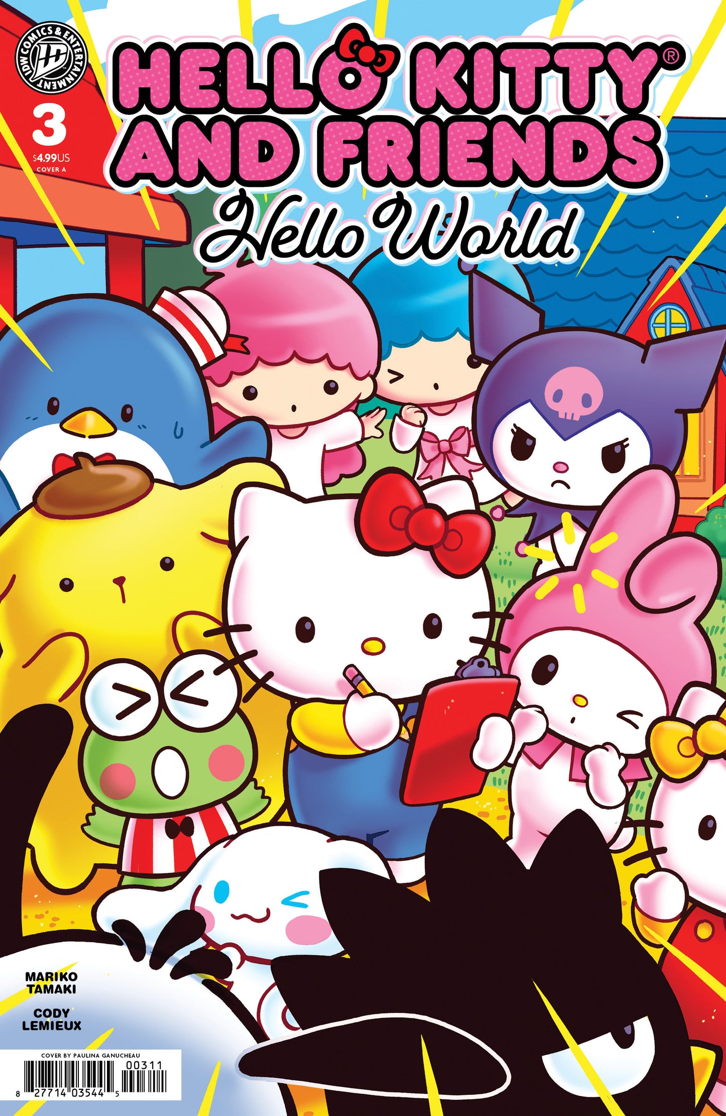 Hello Kitty and Friends: Hello World! #3 Cover A (Ganucheau) ISBN: 82771403544500311 - FOC DATE: 9/20/26  - Release Date: 10/28/26