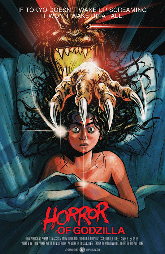 The Horror of Godzilla [Kai-Sei Era] #3 Variant B (Tunica Movie Homage Cover) ISBN: 82771403545200321 - FOC DATE: 9/13/26  - Release Date: 10/21/26