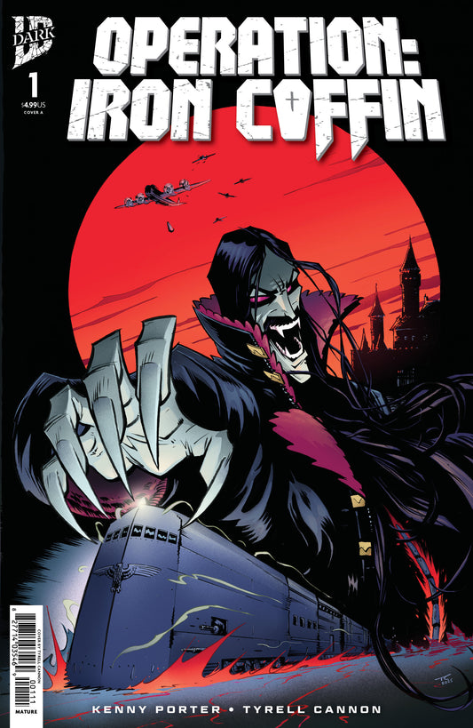 Operation: Iron Coffin #1 Cover A (Cannon) ISBN: 82771403546900111 - FOC DATE: 5/31/26  - Release Date: 7/8/26