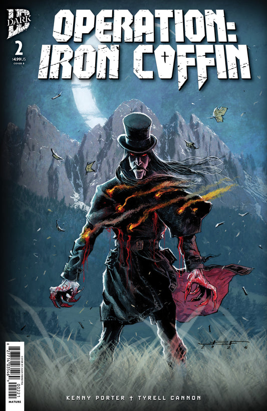 Operation: Iron Coffin #2 Variant B (Ferreyra) ISBN: 82771403546900221 - FOC DATE: 7/19/26  - Release Date: 8/26/26