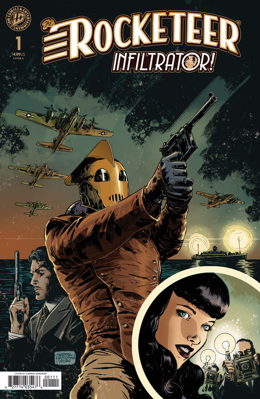 The Rocketeer: Infiltrator! #1 Cover A (Hardman) ISBN: 82771403547600111 - FOC DATE: 5/31/26  - Release Date: 7/8/26