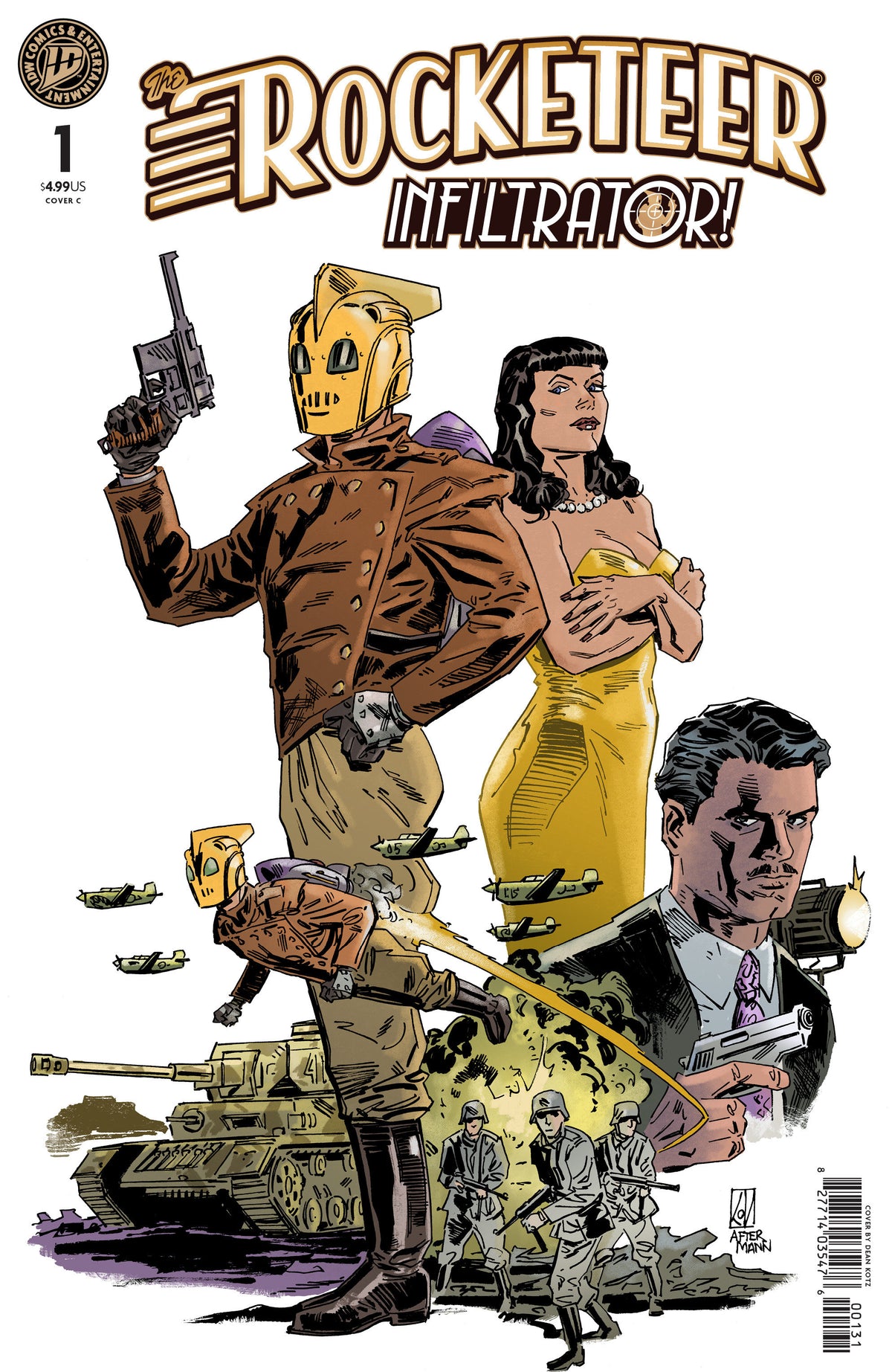 The Rocketeer: Infiltrator! #1 Variant C (Kotz) ISBN: 82771403547600131 - FOC DATE: 5/31/26  - Release Date: 7/8/26