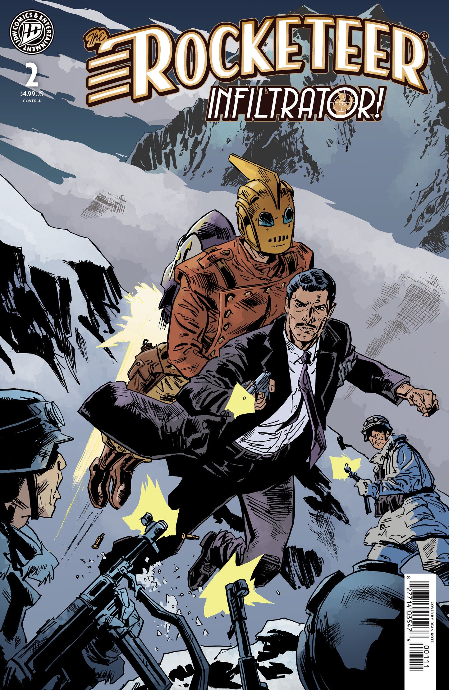 The Rocketeer: Infiltrator! #2 Cover A (Kotz) ISBN: 82771403547600211 - FOC DATE: 7/19/26  - Release Date: 8/26/26