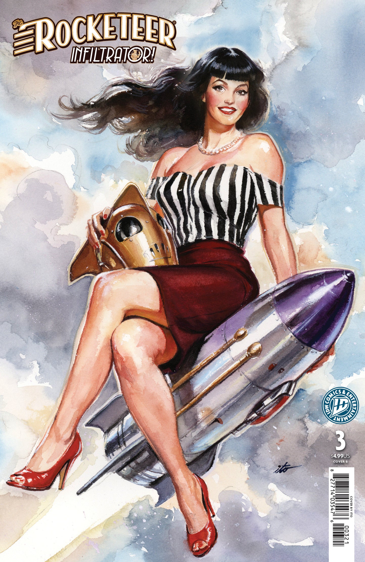 The Rocketeer: Infiltrator! #3 Variant B (Ito) ISBN: 82771403547600321 - FOC DATE: 8/16/26  - Release Date: 9/23/26