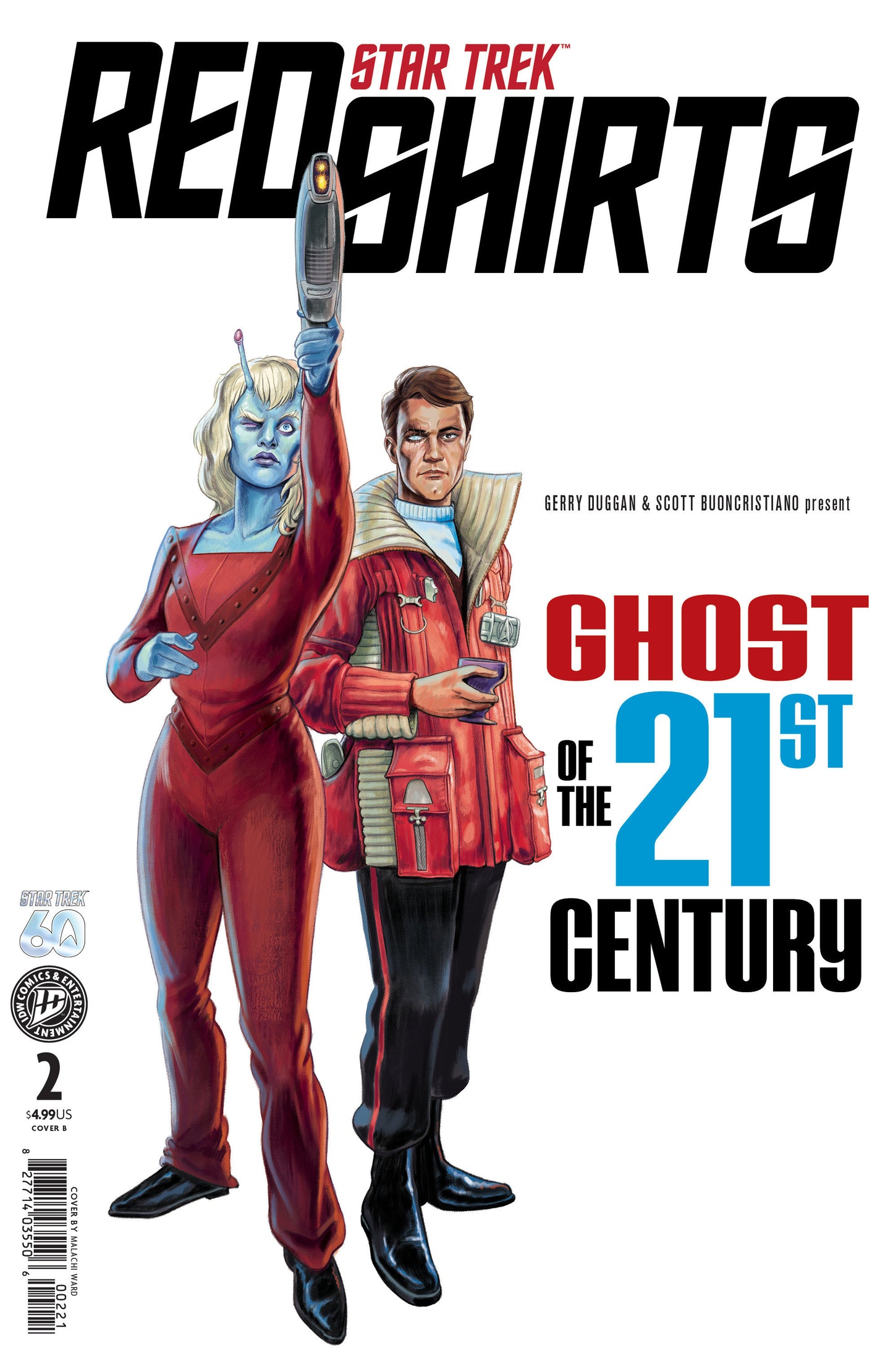 Star Trek: Red Shirts--Ghost of the 21st Century #2 Variant B (Ward) ISBN: 82771403550600221 - FOC DATE: 8/2/26  - Release Date: 9/9/26